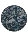 Waschbarer Teppich Milly Multicolor/Schwarz