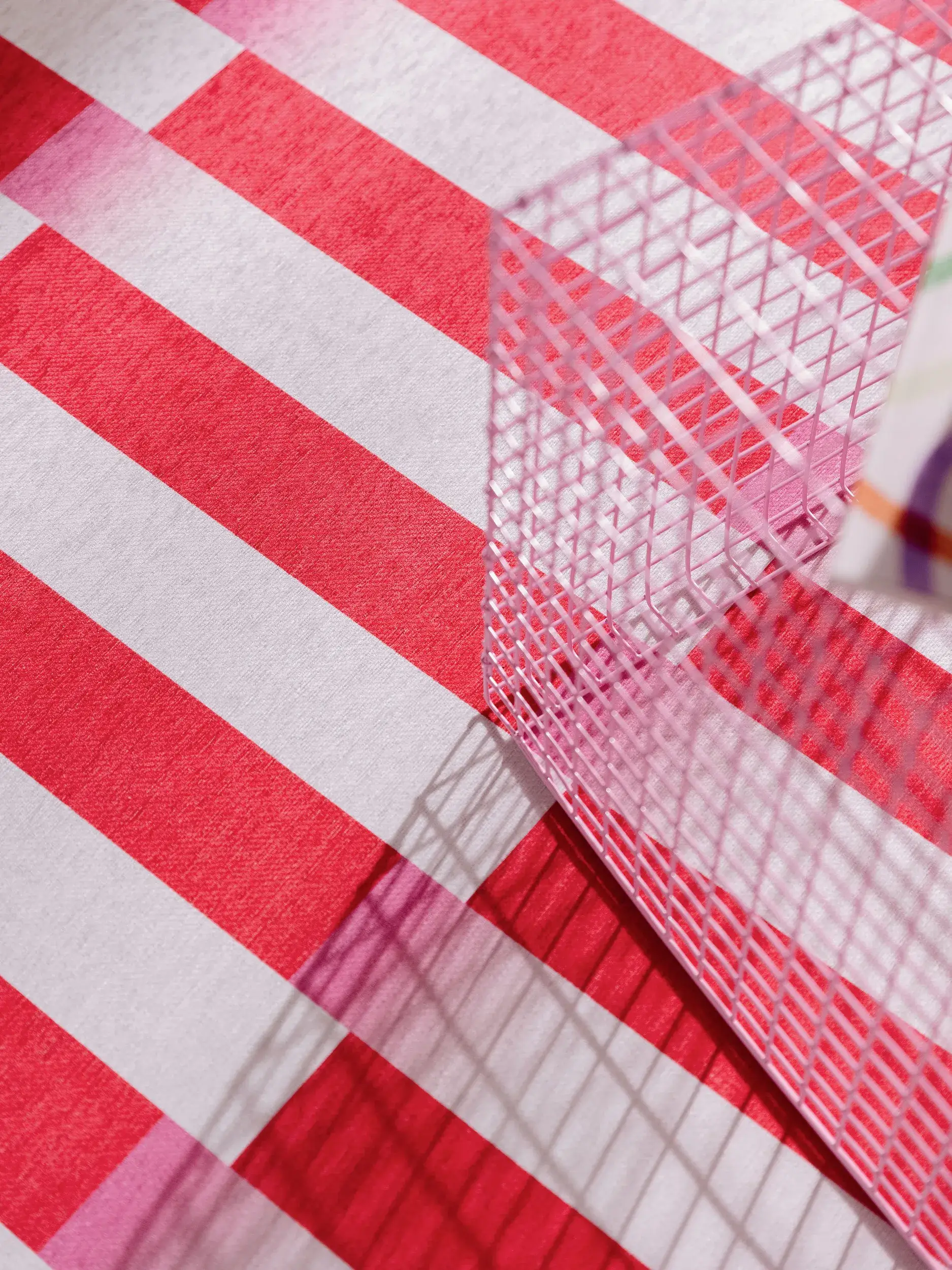Teppe av 100% Polyester i Rot med 100% Polyester høy lugg fra benuta Pop