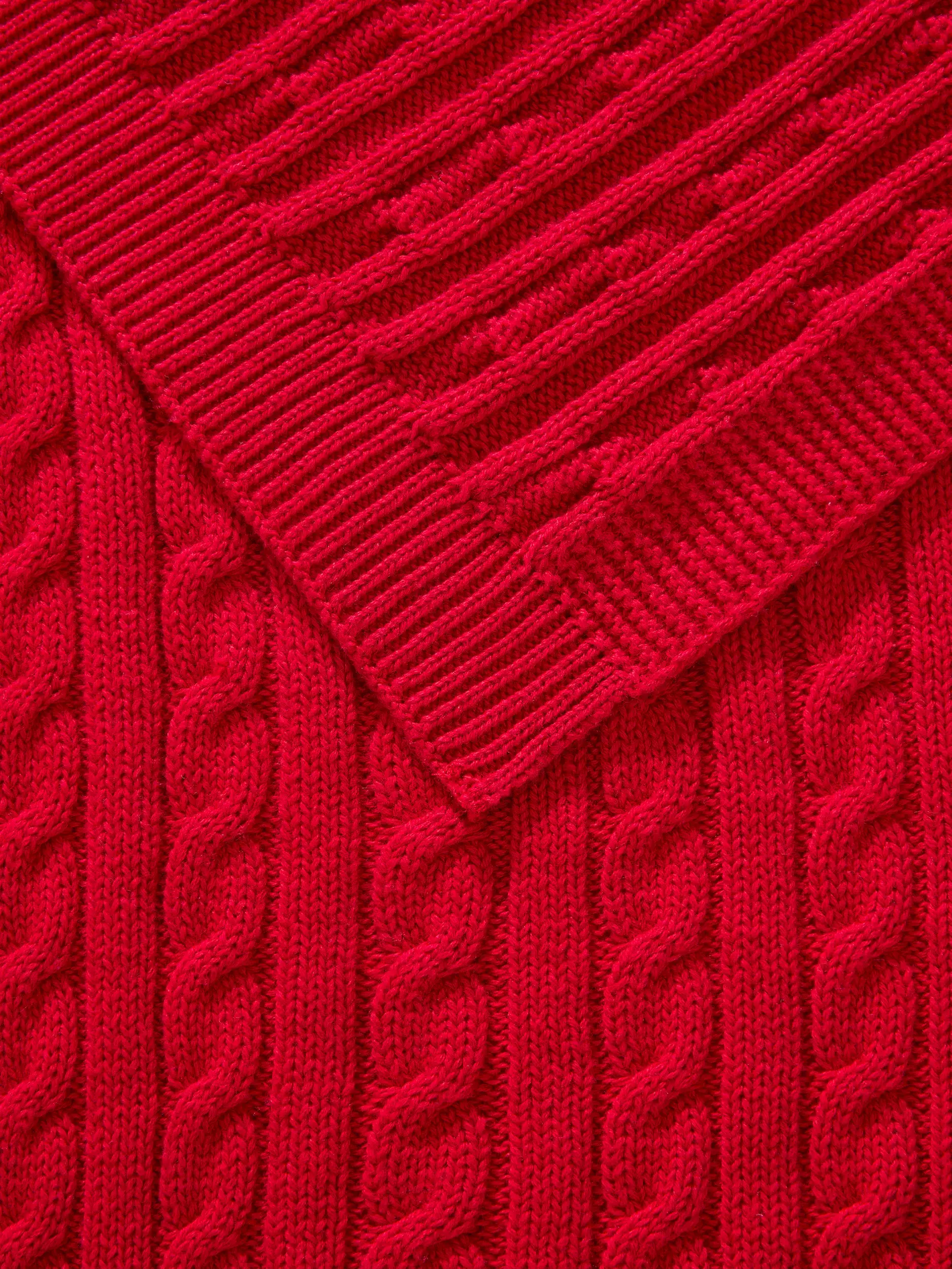 Coperta natalizia Classic Rosso di benuta