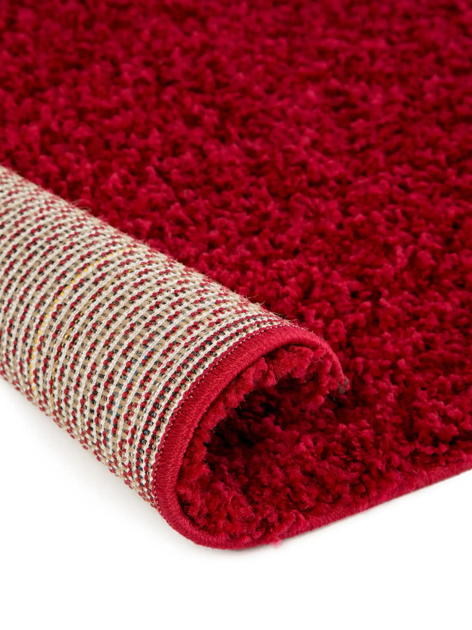 Teppich Swirls aus 100% Polypropylen in Rot von benuta