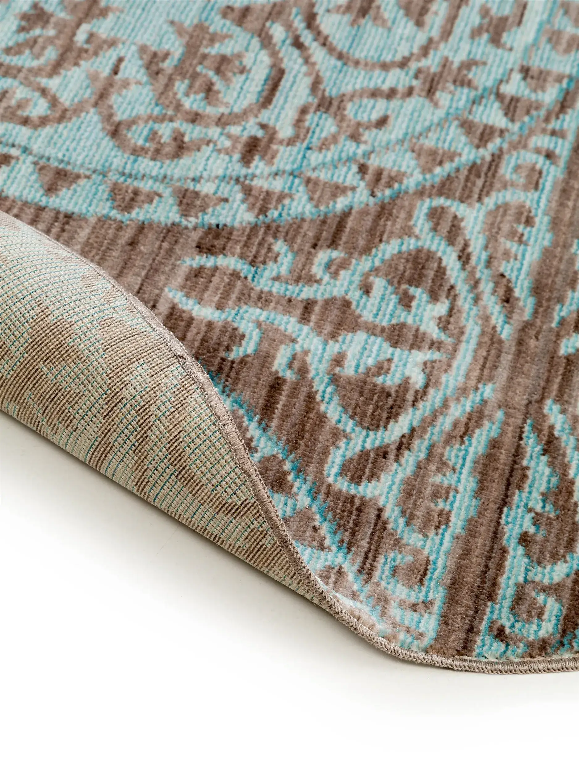 Teppich Visconti aus 100% Polyester in Braun von benuta