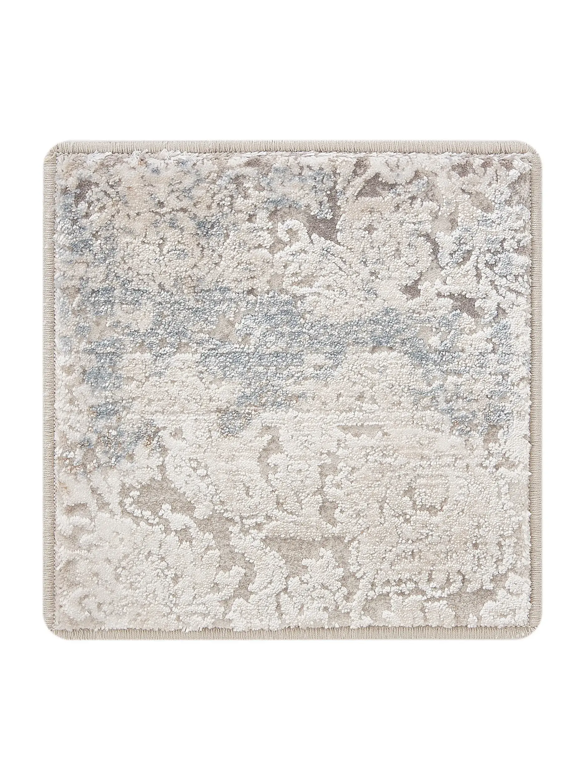 Rug Lorena made of 89% Viscose, 11% Polyacryl in Grey by benuta Finest