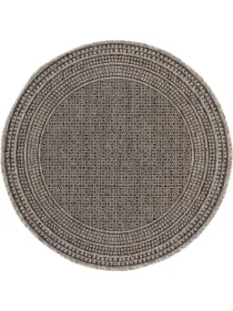 In- & Outdoor-Teppich rund Cleo Anthrazit