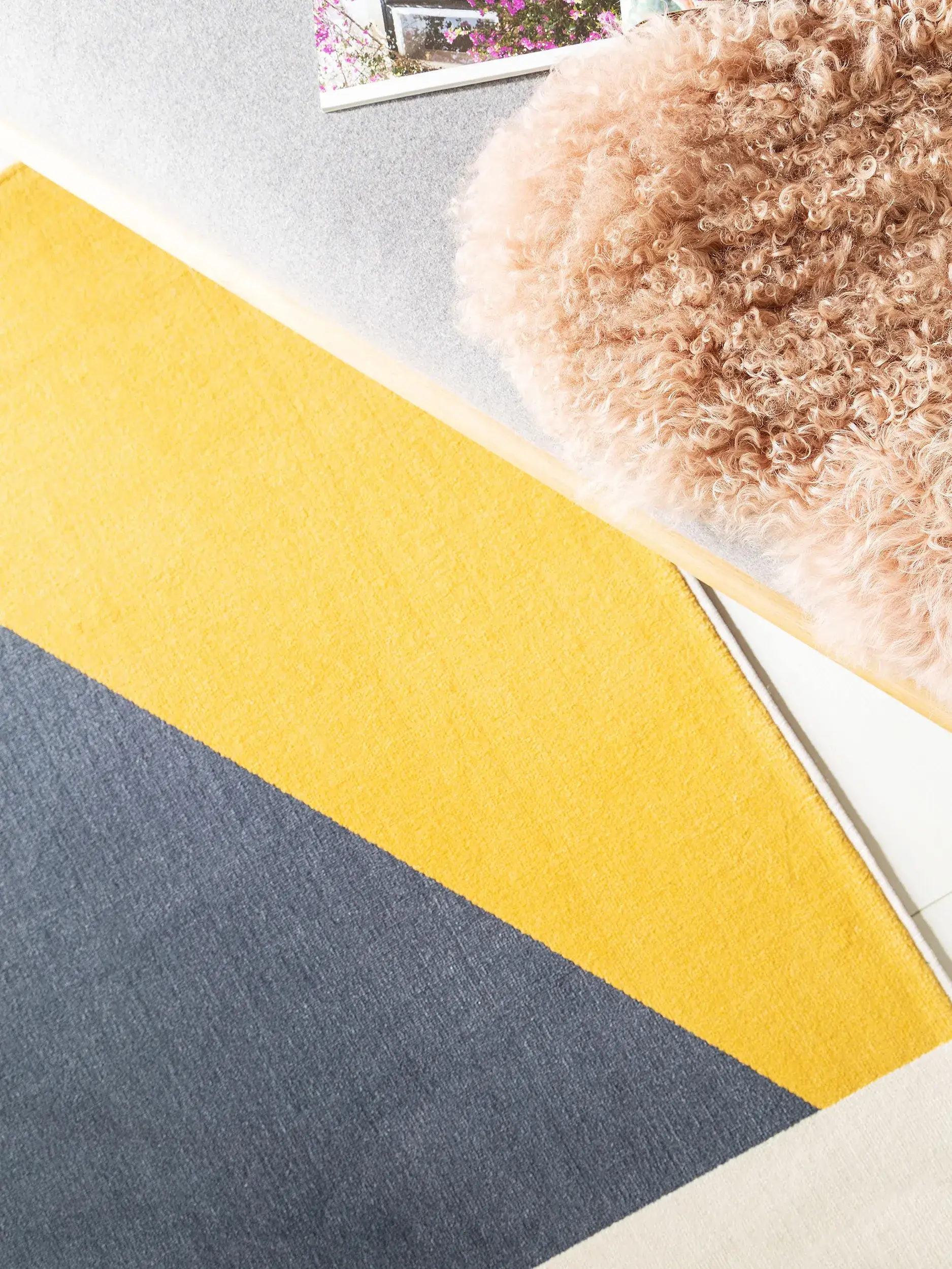 Tappeto di 100% Polipropilene in Azzurro con pelo alto 100% Polipropilene da benuta POP