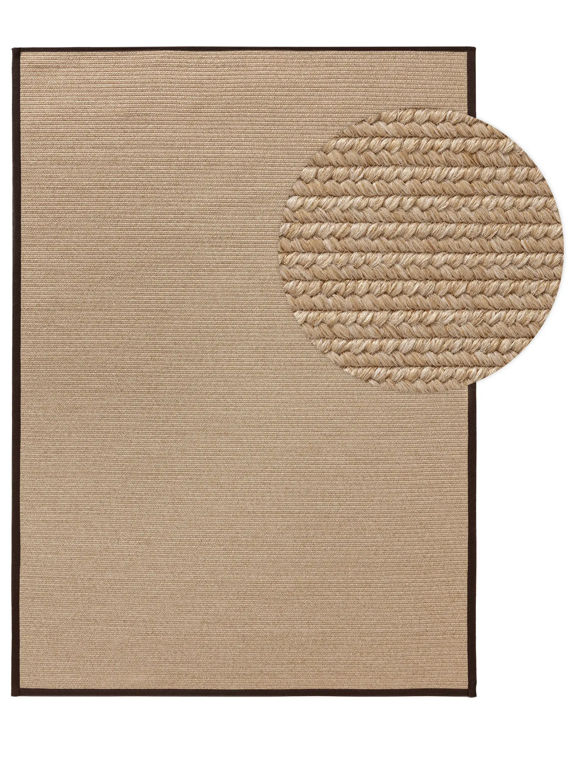 Matto 80% Polypropylen, 20% Polyestera värissä Beige 80% Polypropylen, 20% Polyester korkealla nukalla merkiltä benuta Nest