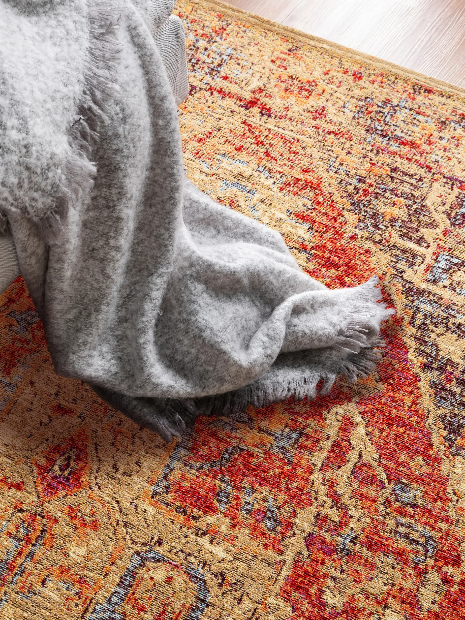 Tapis en 79% Polyester, 20% Coton, 1% Latex en Multicouleur avec une pile de 79% Polyester, 20% Coton, 1% Latex de hauteur de benuta POP