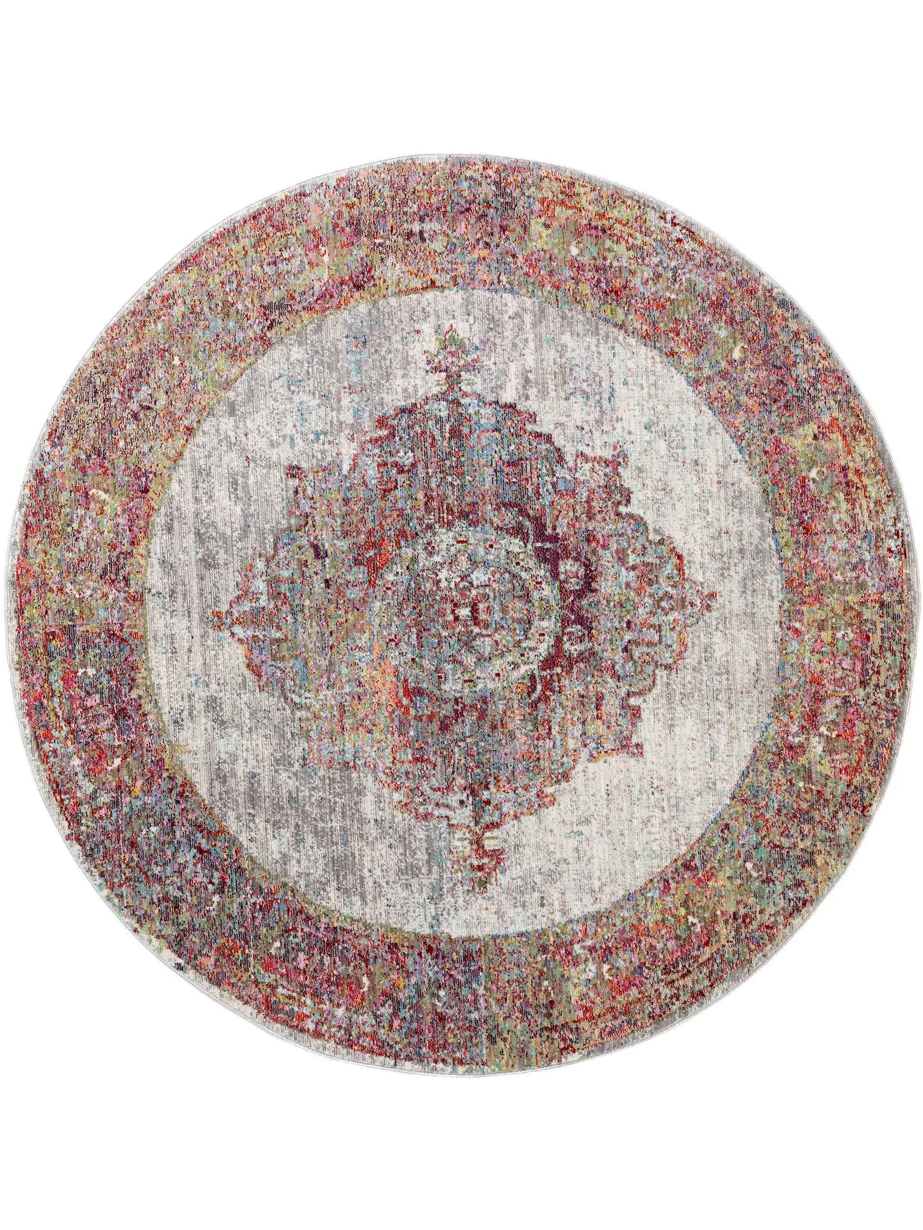 Teppich aus 100% Polyester in Multicolor mit 100% Polyester hohem Flor von benuta