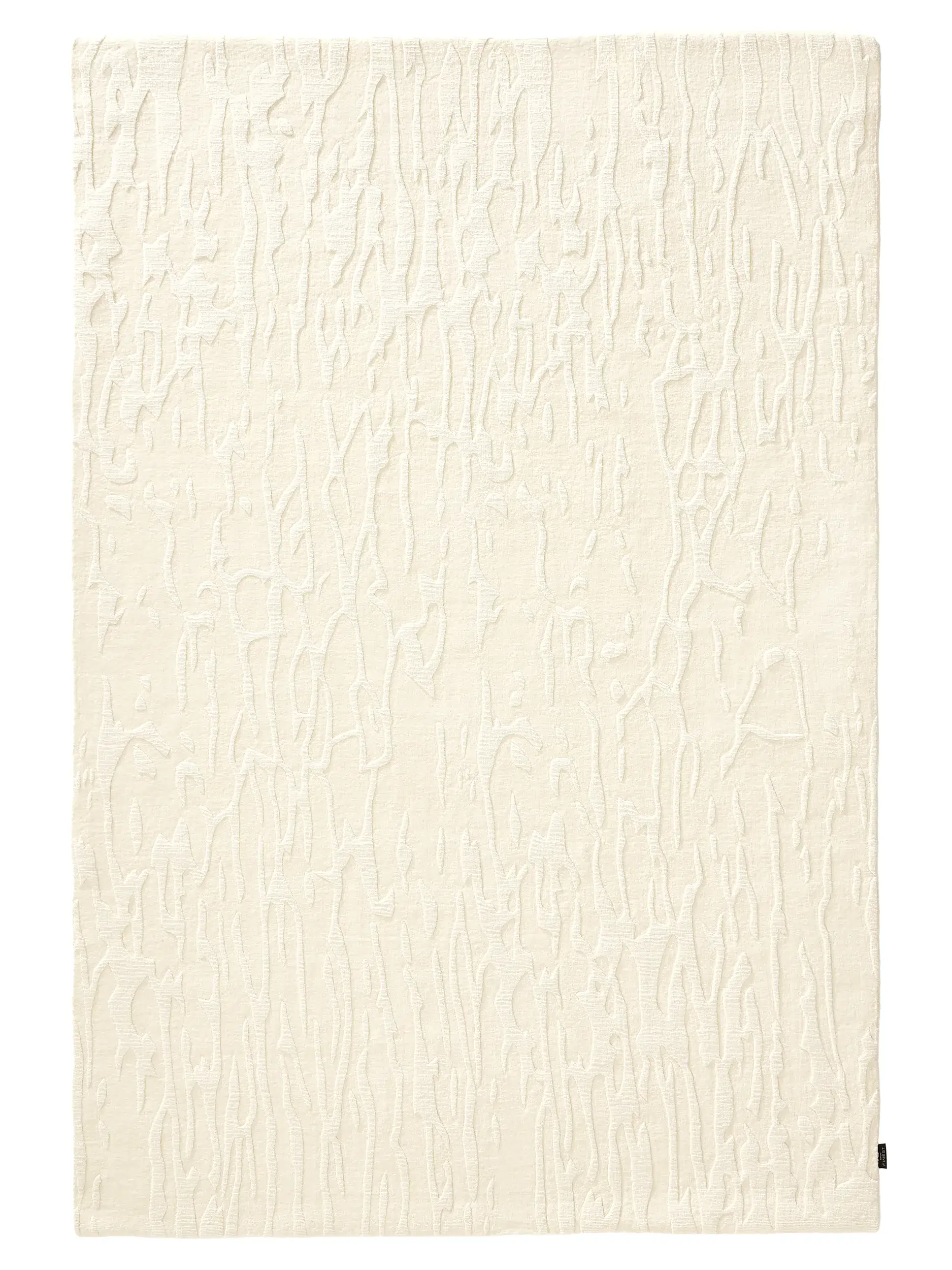 Rug made of 100% Wool (from New Zealand) in Beige with a 100% Wool (from New Zealand) high pile by benuta Finest