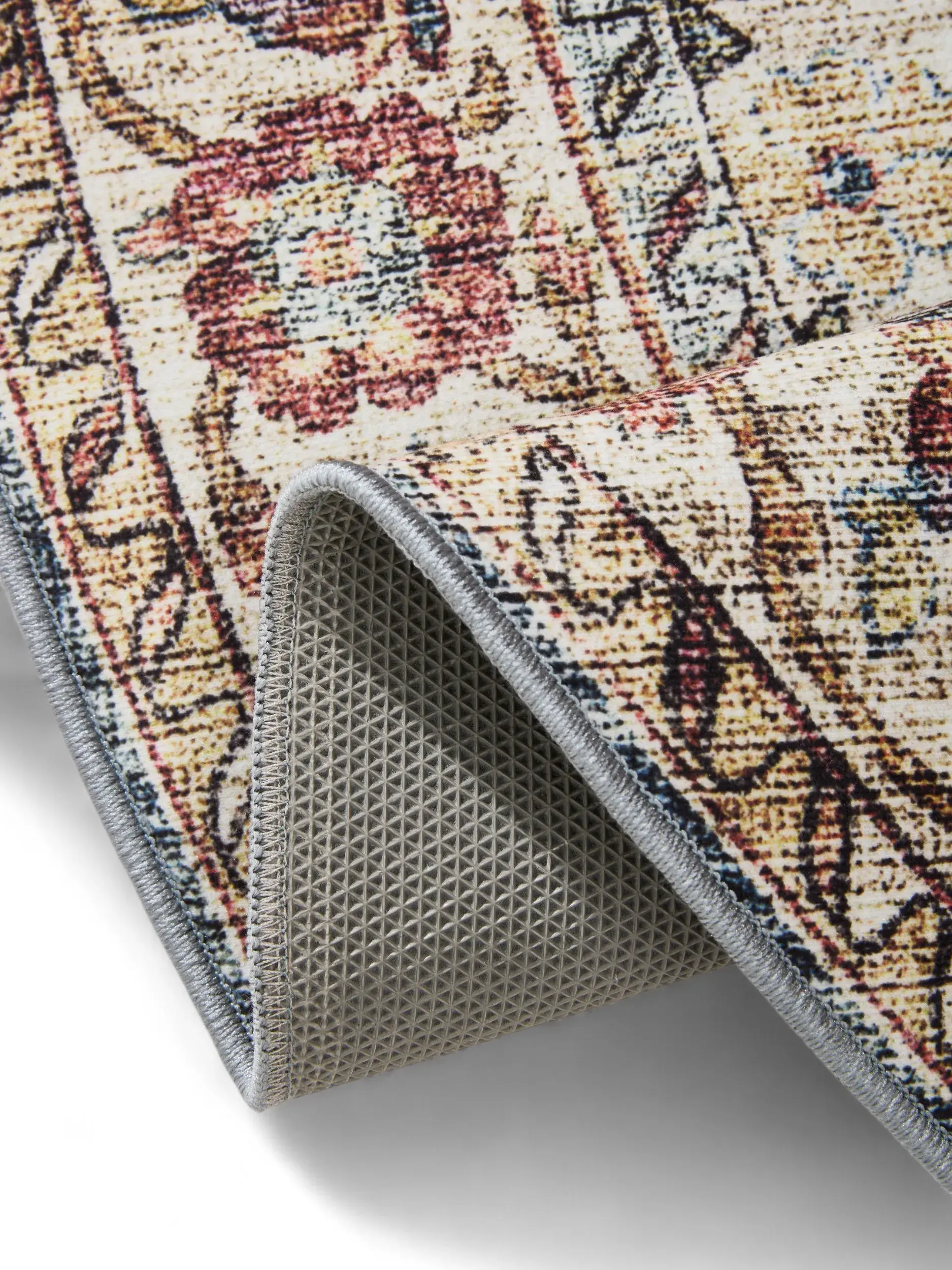 Tappeto di 100% Poliestere in Multicolor con pelo alto 100% Poliestere da benuta Basic