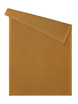 Katoenen deken Helma Geel
