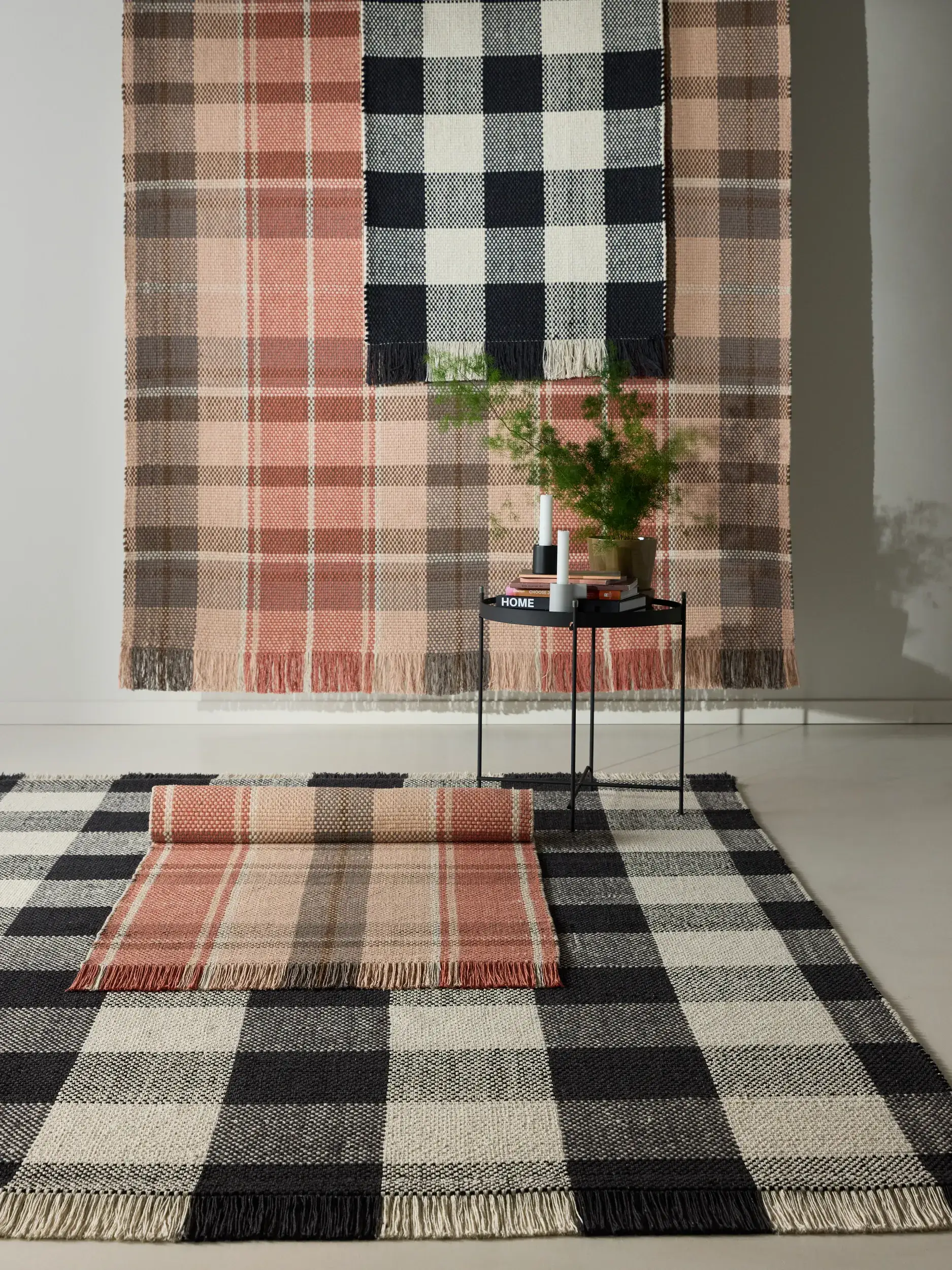 Teppich aus 100% Baumwolle in Rosa mit 100% Baumwolle hohem Flor von benuta Pop