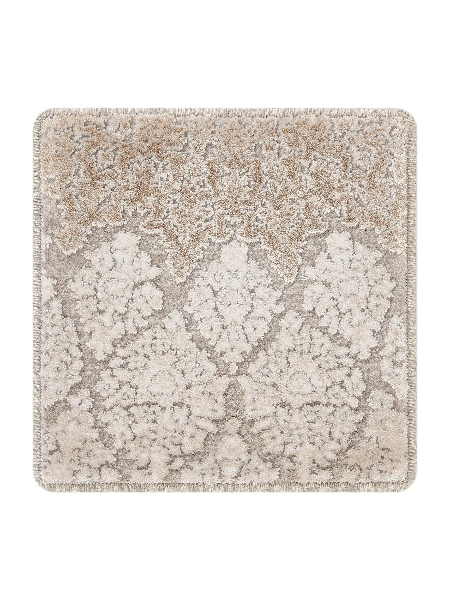 Matta Lorena av 89% Viskos, 11% Polyakryl i Beige från benuta Finest