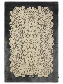 Tapis Tizian Noir/Blanc