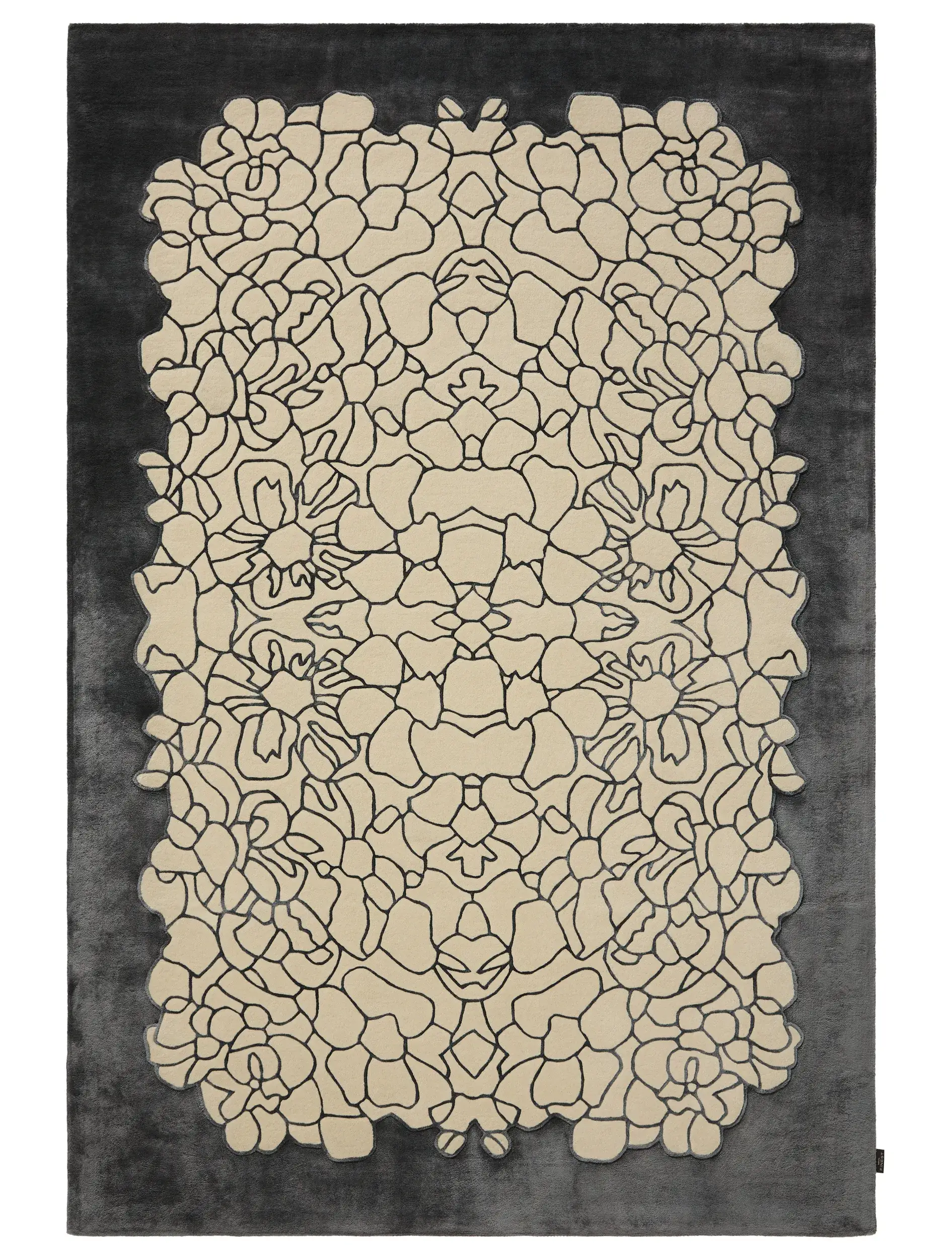 Tapis Tizian en 50% Laine (50% de Nouvelle-Zélande), 50% Lyocell (TENCEL™) en  de benuta Finest