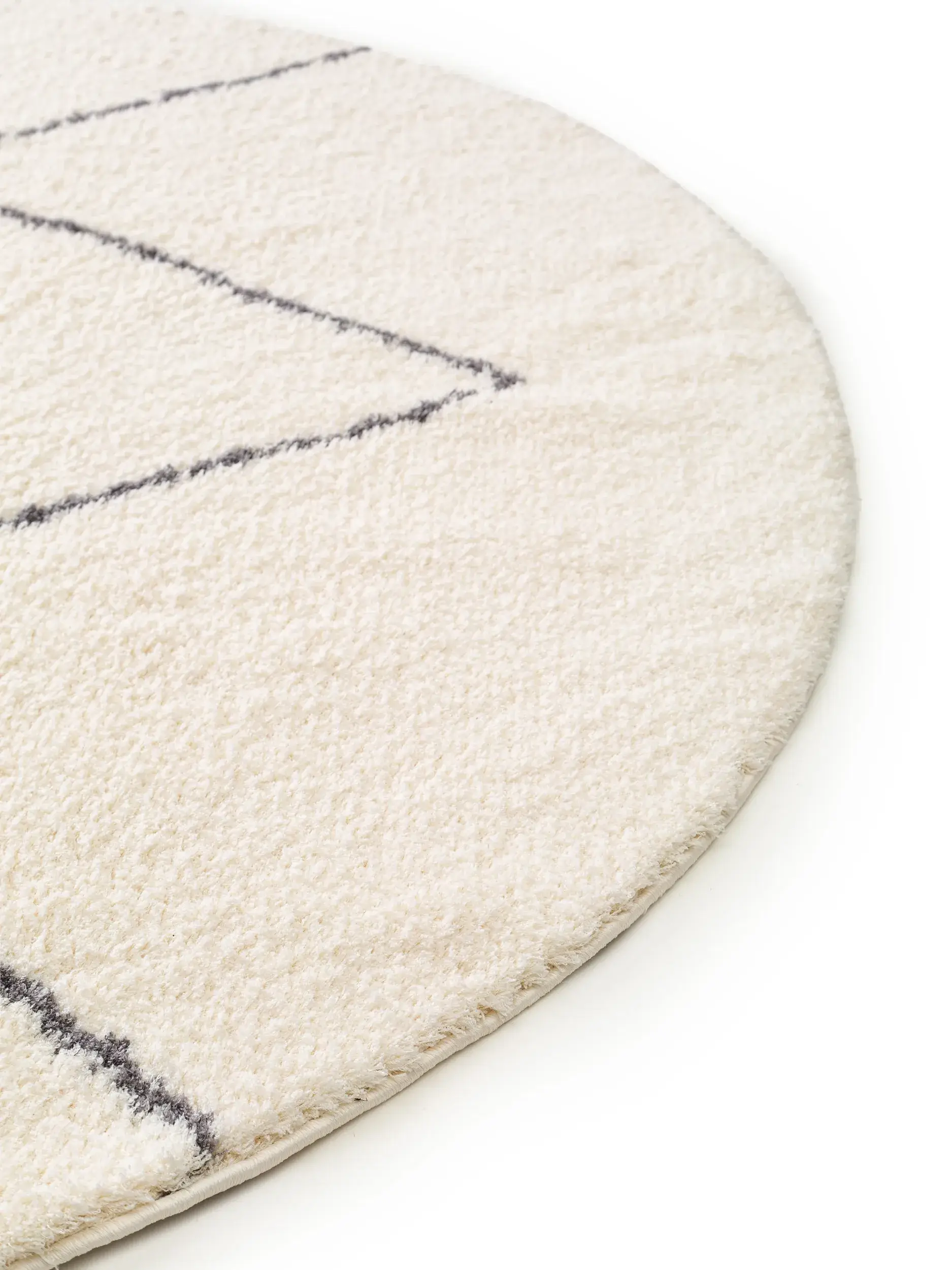 Matta av 100% Polyester (Mikrofiber) i Beige med 100% Polyester (Mikrofiber) hög lugg från benuta nest