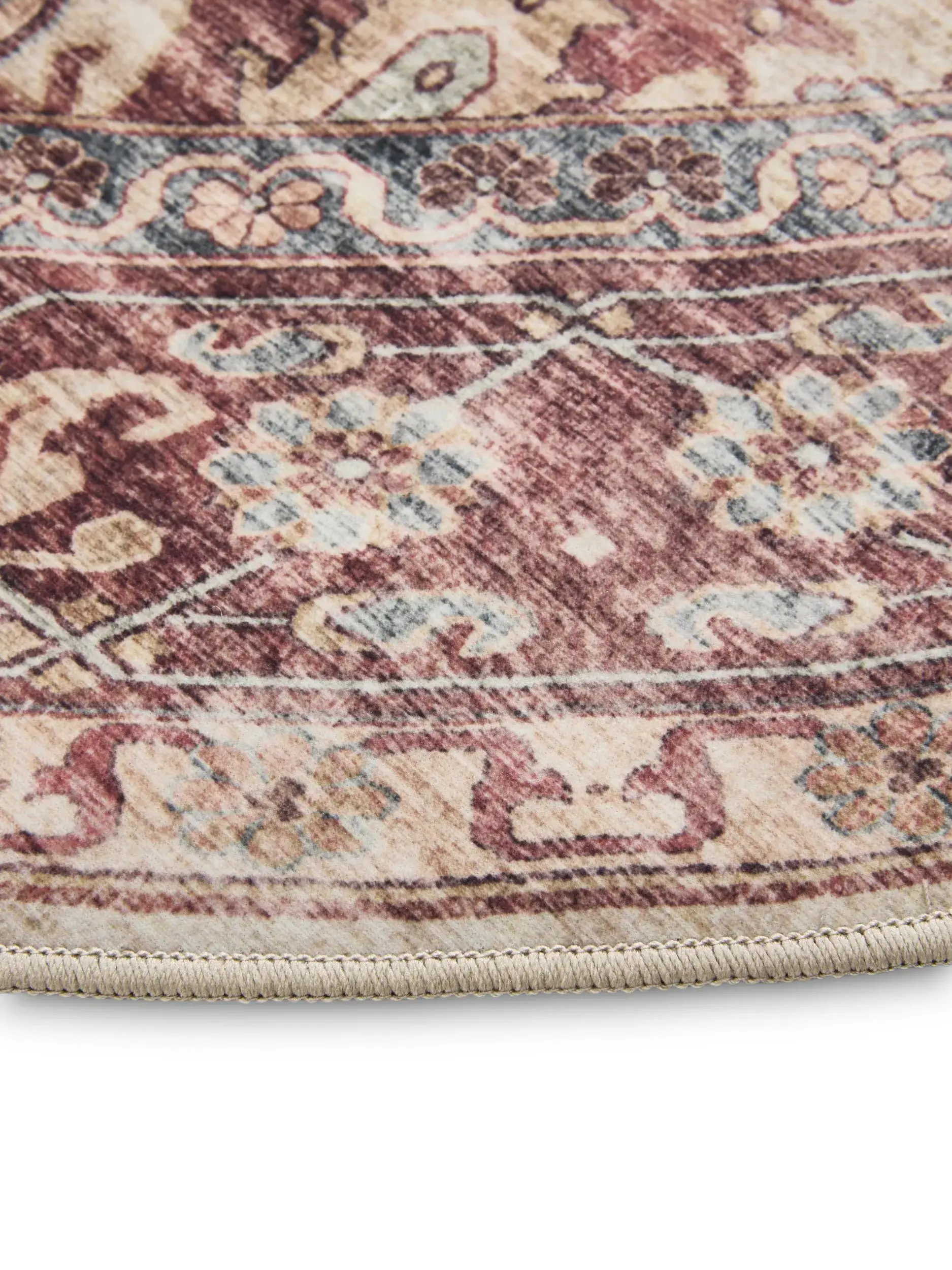 Rug made of 100% Polyester in Multicolour with a 100% Polyester high pile by benuta Basic