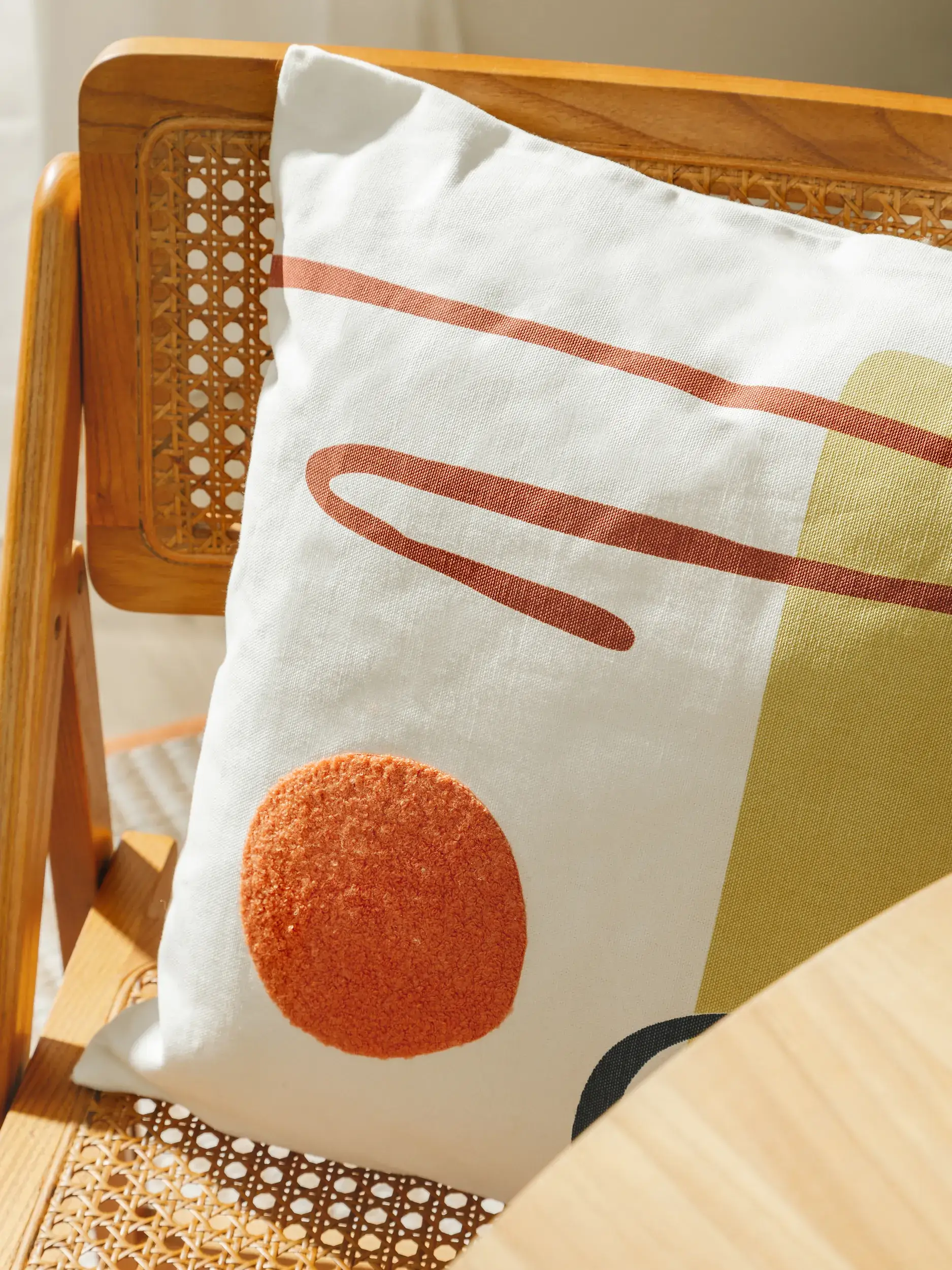 Örngott Eldar Flerfärgad med Abstrakt-design i 100% Bomull från benuta POP