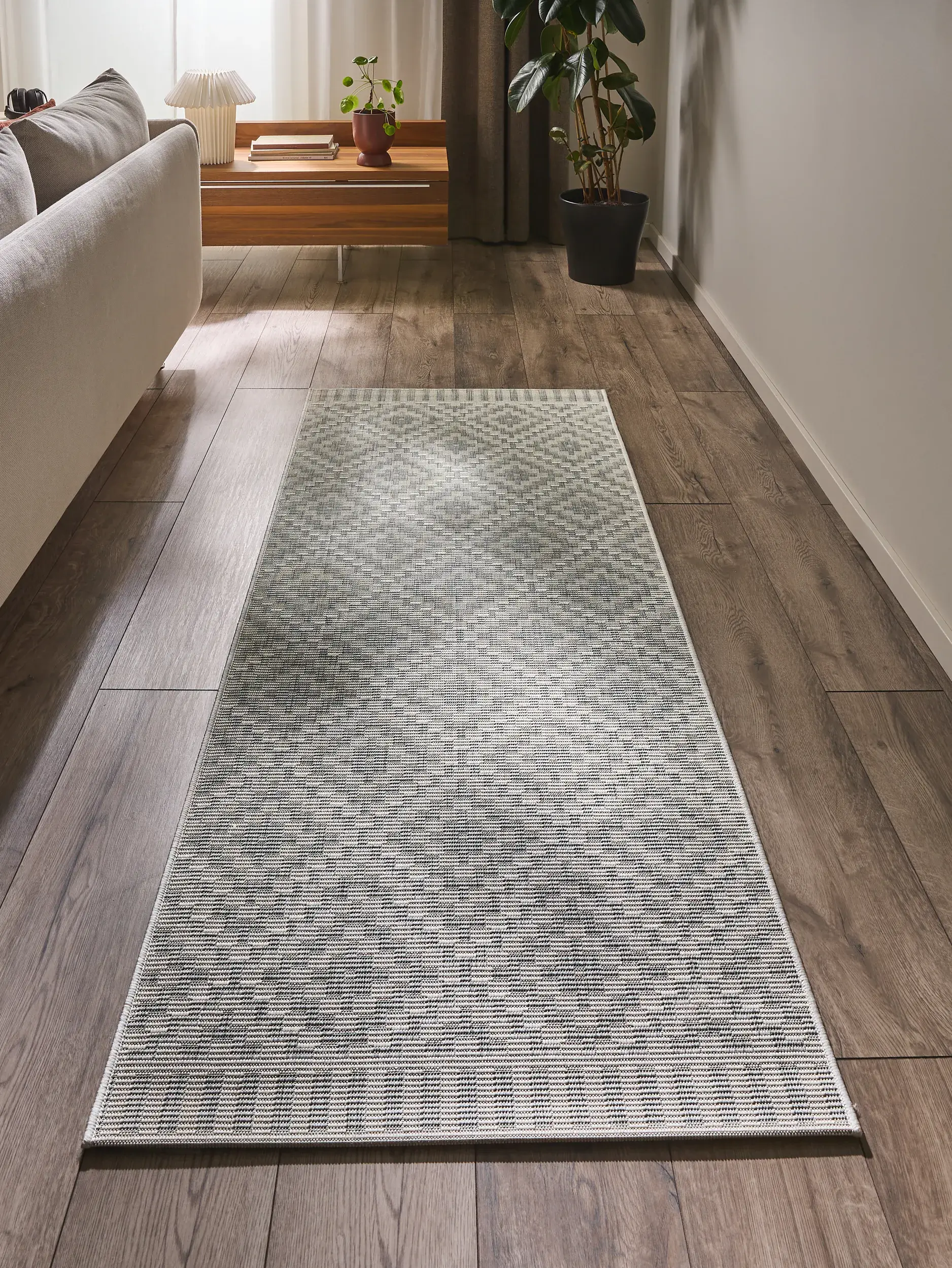 Tappeto Metro di 100% Polipropilene in Grigio di benuta nest