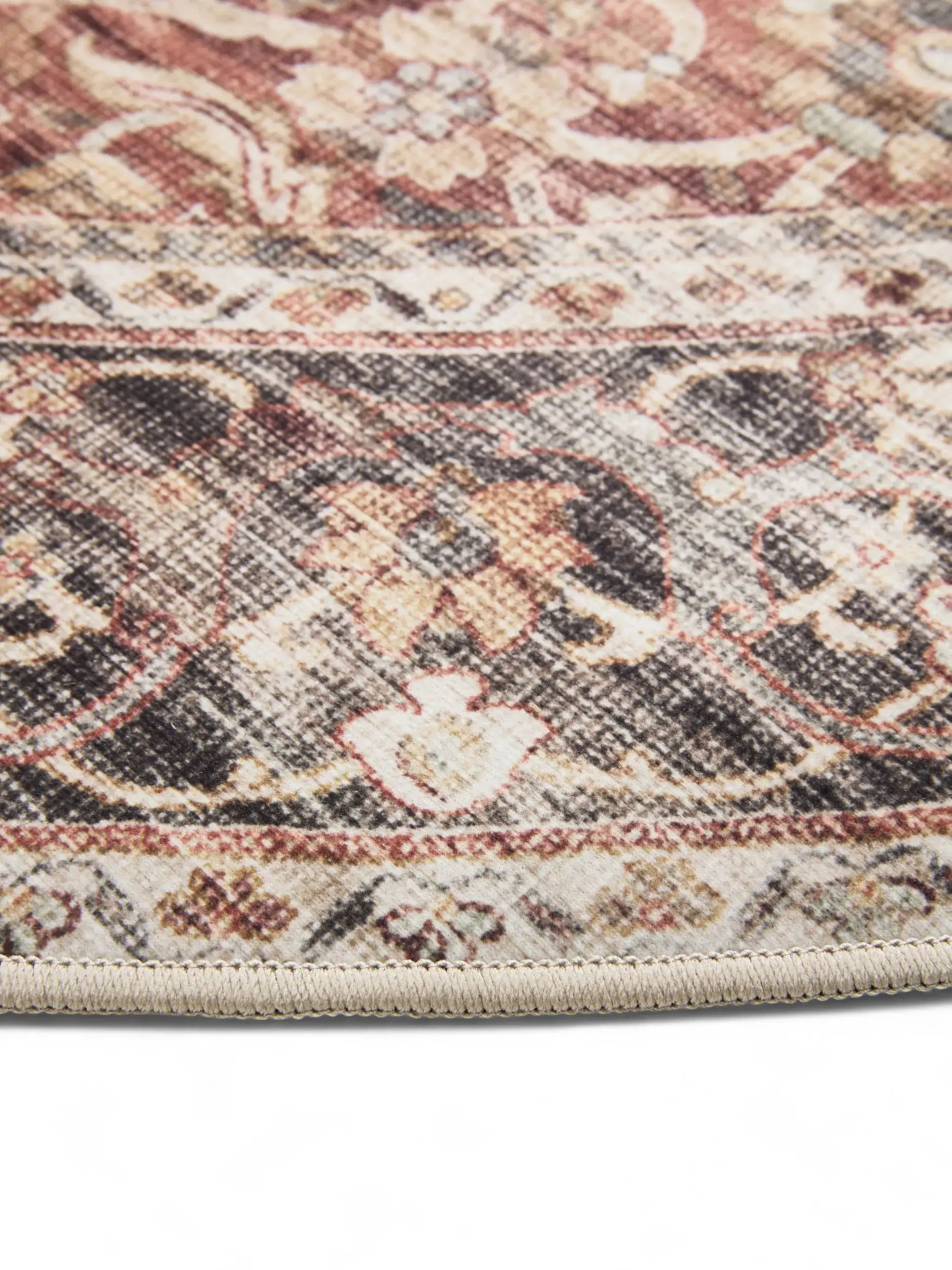 Rug made of 100% Polyester in Multicolour with a 100% Polyester high pile by benuta Basic