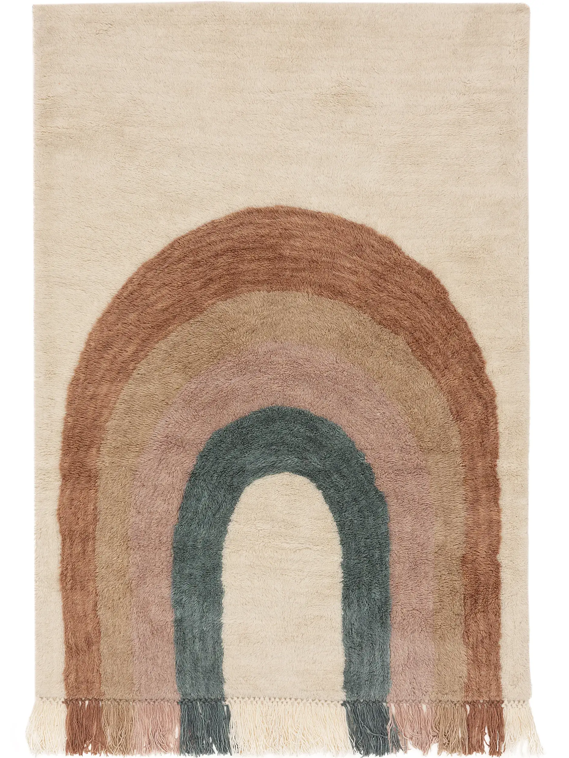 Tapis en 100% Laine en Multicouleur avec une pile de 100% Laine de hauteur de Lytte