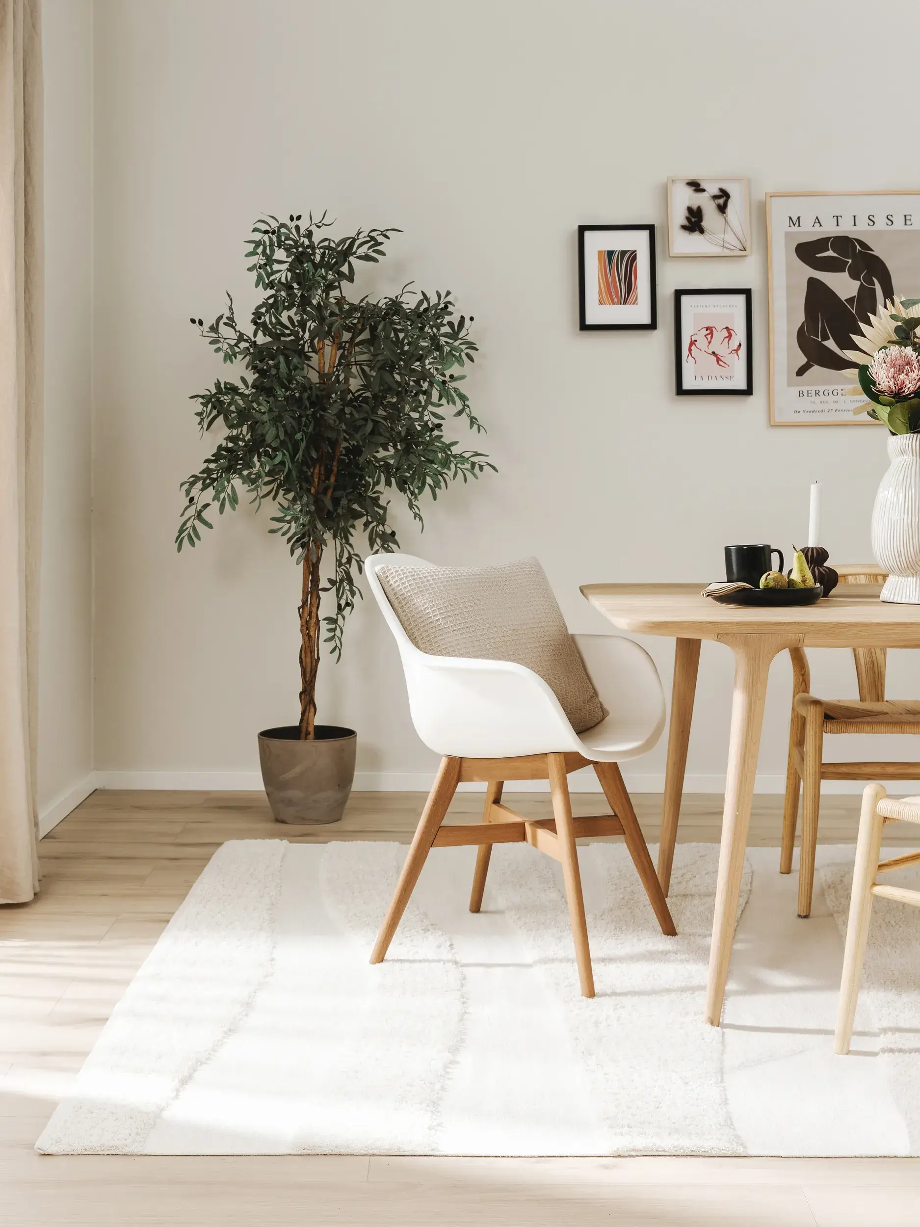 Teppich aus 100% Bio Baumwolle in Beige mit 100% Bio Baumwolle hohem Flor von benuta Pop