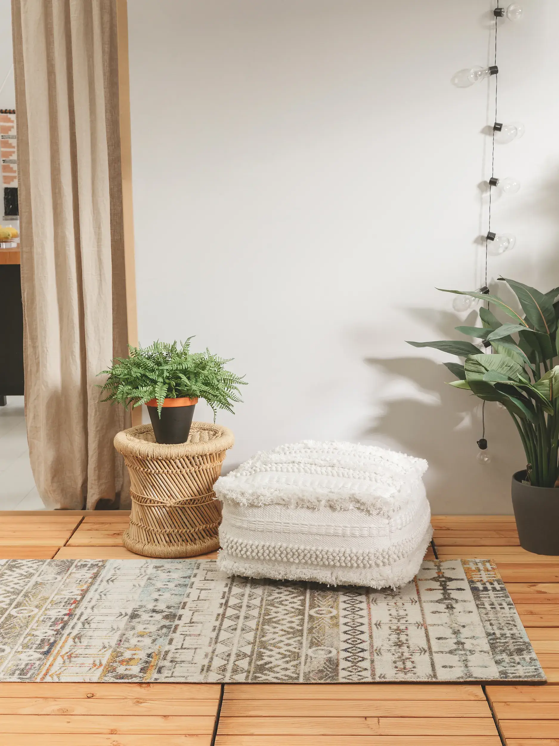 Rug made of 100% Polypropylen in Multicolour with a 100% Polypropylen high pile by benuta Nest