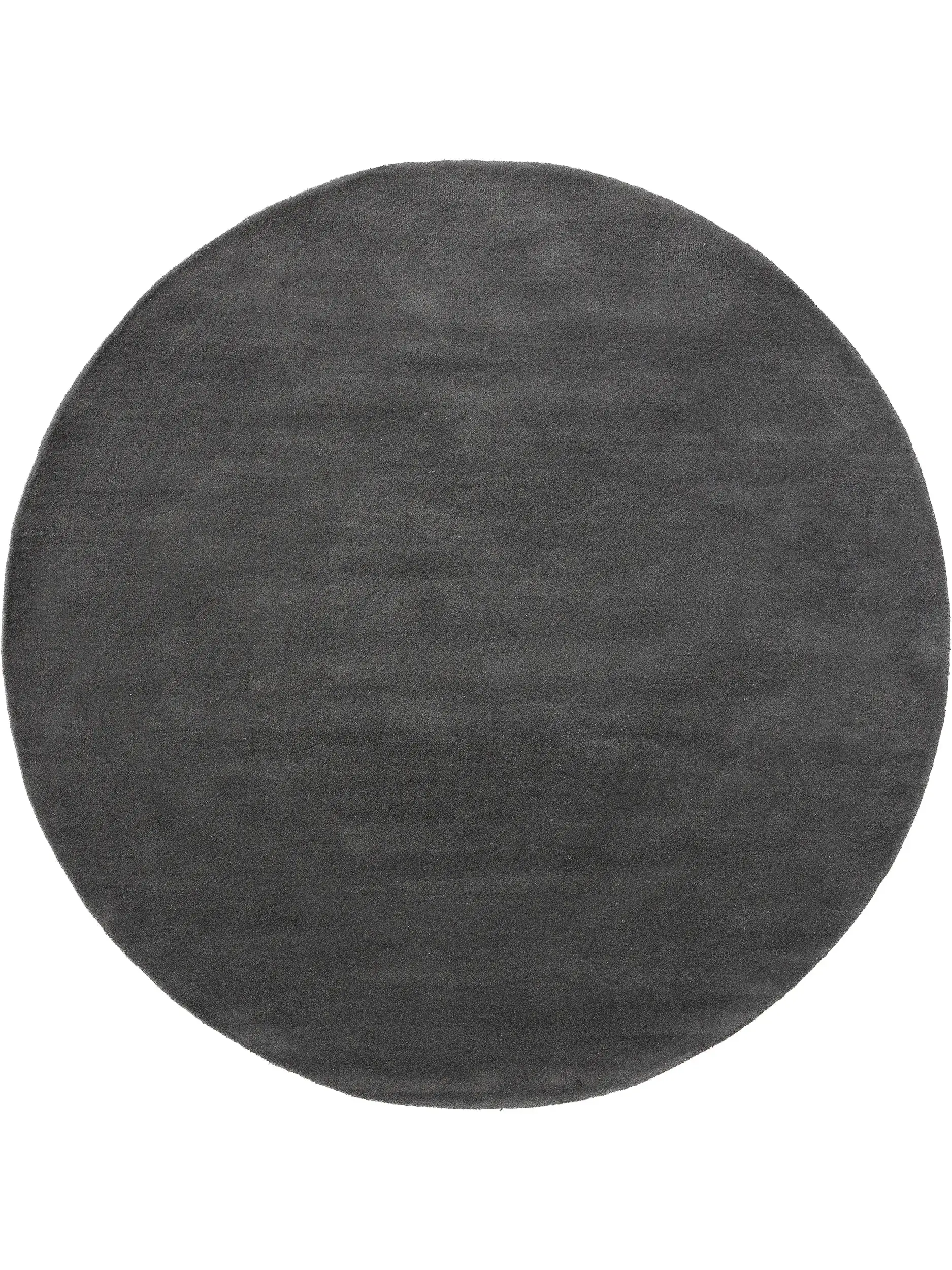 Teppich aus 100% Wolle in Grau mit 100% Wolle hohem Flor von benuta Nest