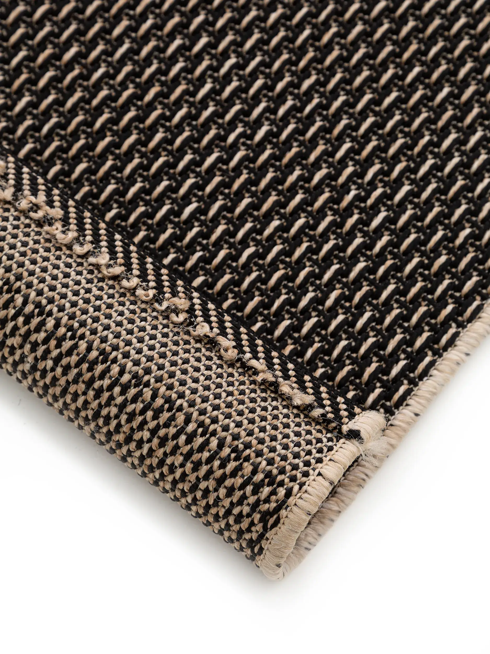 Tapis en 100% Polypropylène en Beige avec une pile de 100% Polypropylène de hauteur de benuta nest