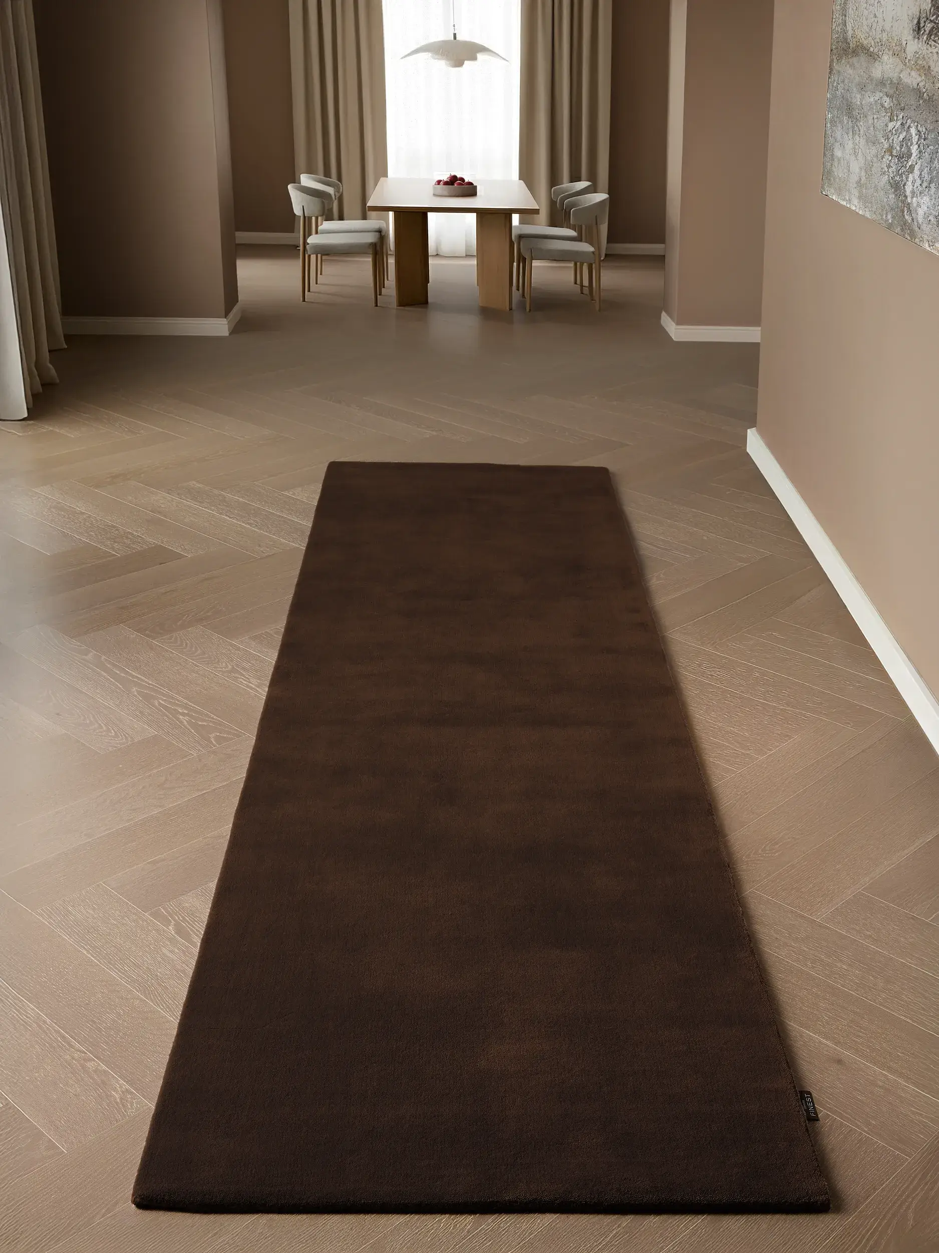 Koberec Mono z 100% Vlna (z Nového Zélandu) v  od benuta Finest