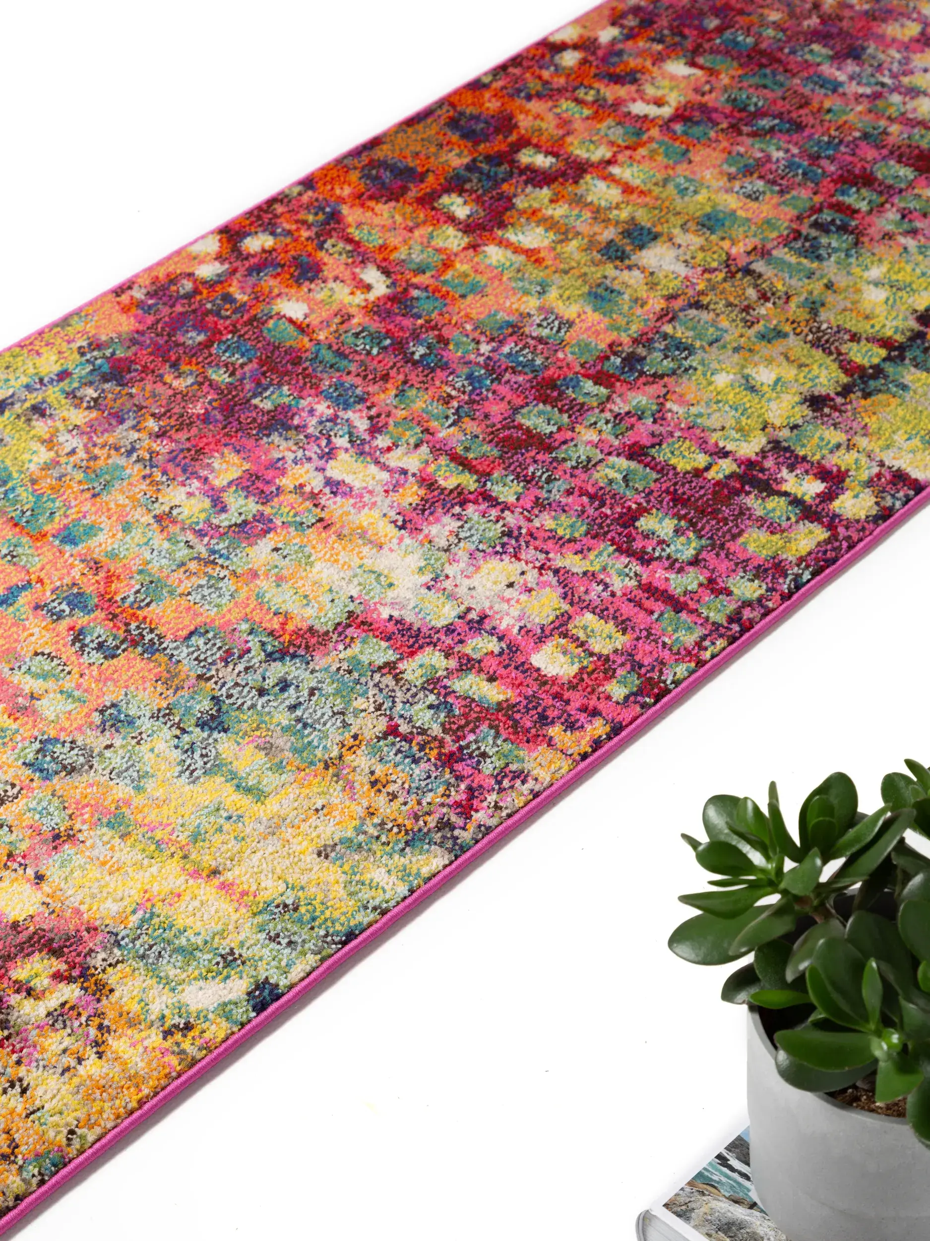 Teppich aus 100% Polypropylen in Multicolor mit 100% Polypropylen hohem Flor von benuta Nest