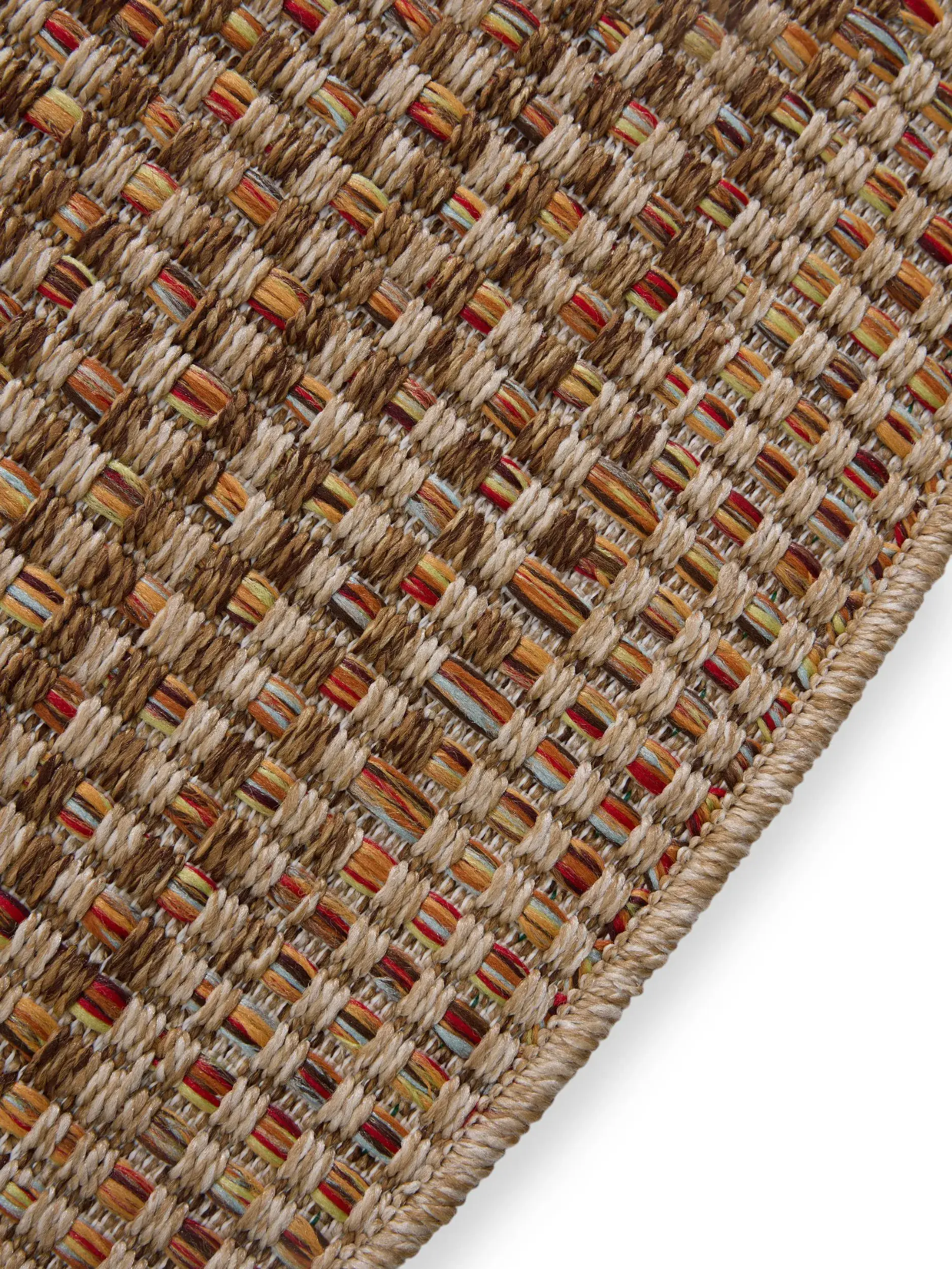 Rug made of 100% Polypropylen in Multicolour with a 100% Polypropylen high pile by benuta Nest