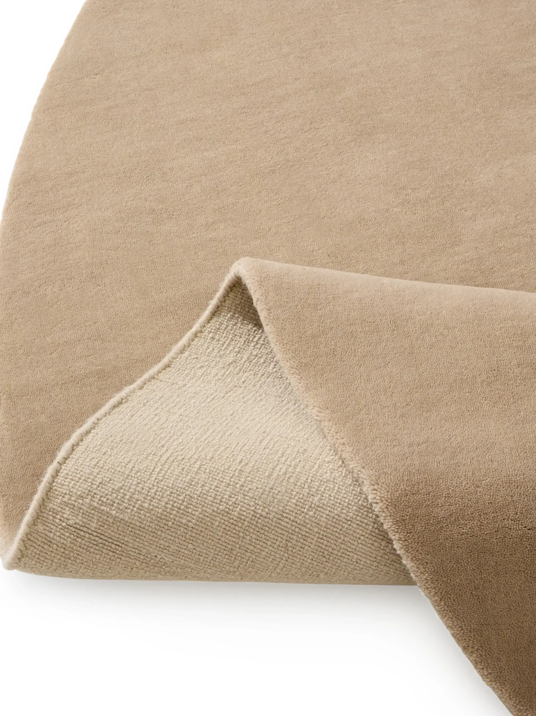 Teppich Mono aus 100% Baumwolle in Beige von benuta