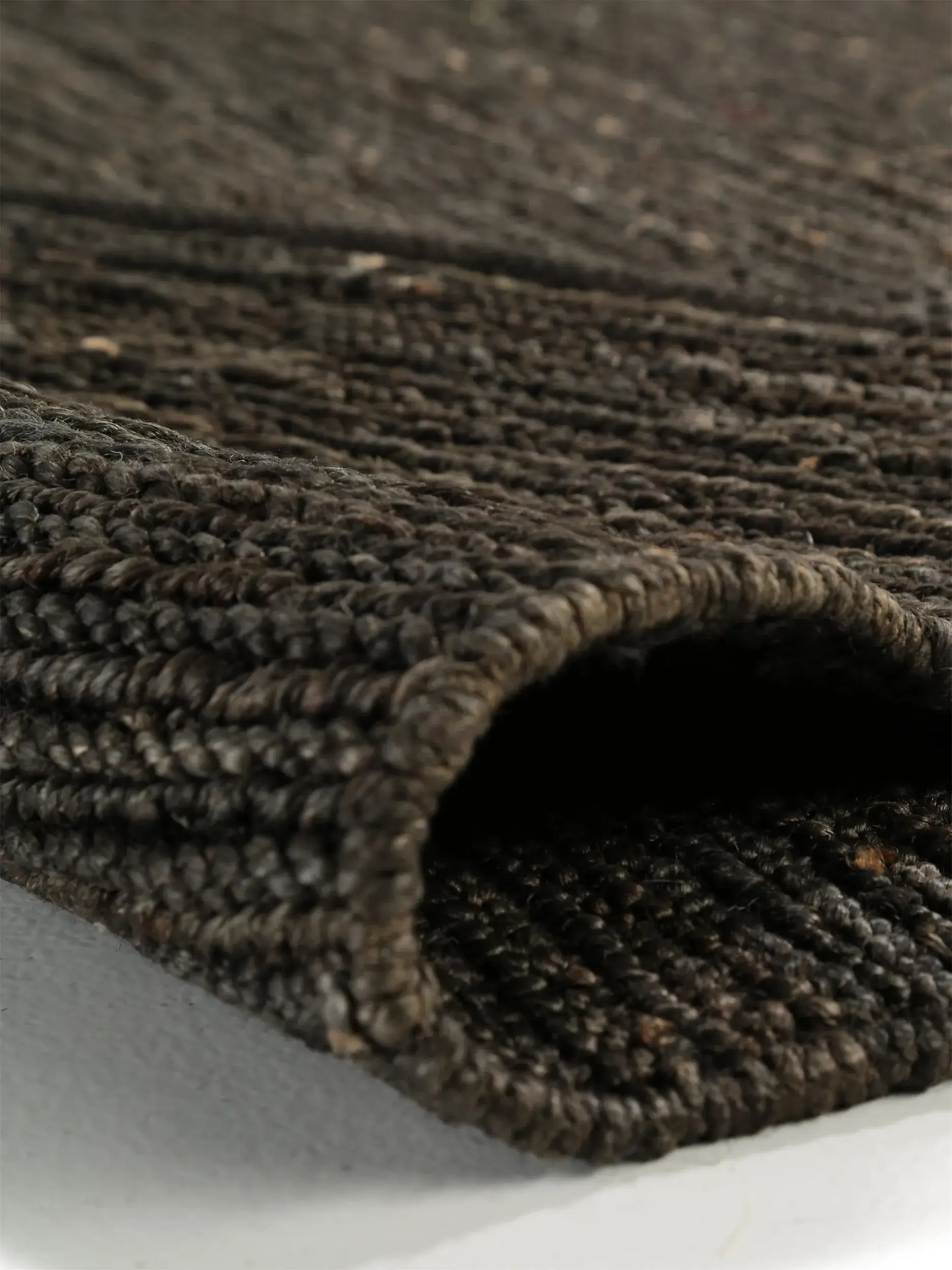 Teppich Terra aus 100% Jute in Grau von benuta