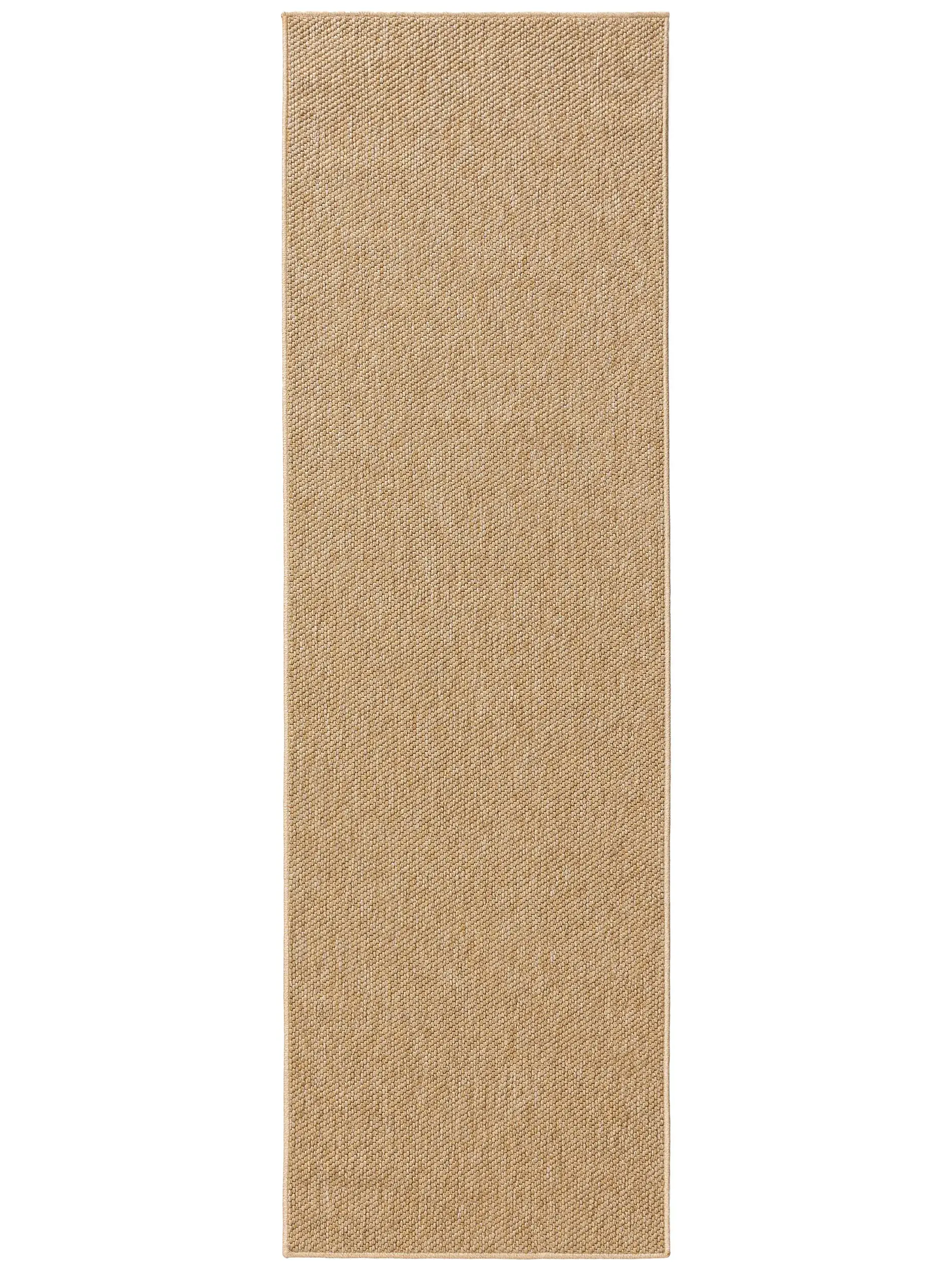 Teppich aus 100% Polypropylen in Beige mit 100% Polypropylen hohem Flor von benuta Basic