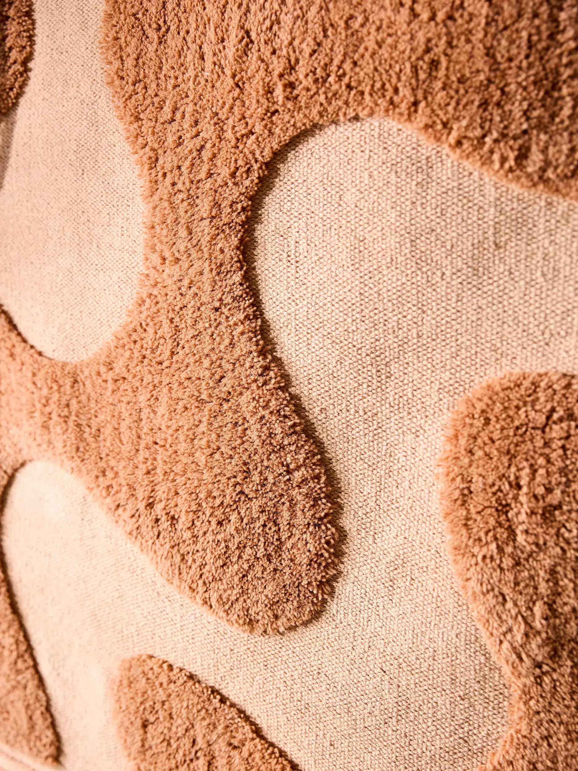 Rug made of 60% Baumwolle, 40% Wolle in Rosa with a 60% Baumwolle, 40% Wolle high pile by Lytte