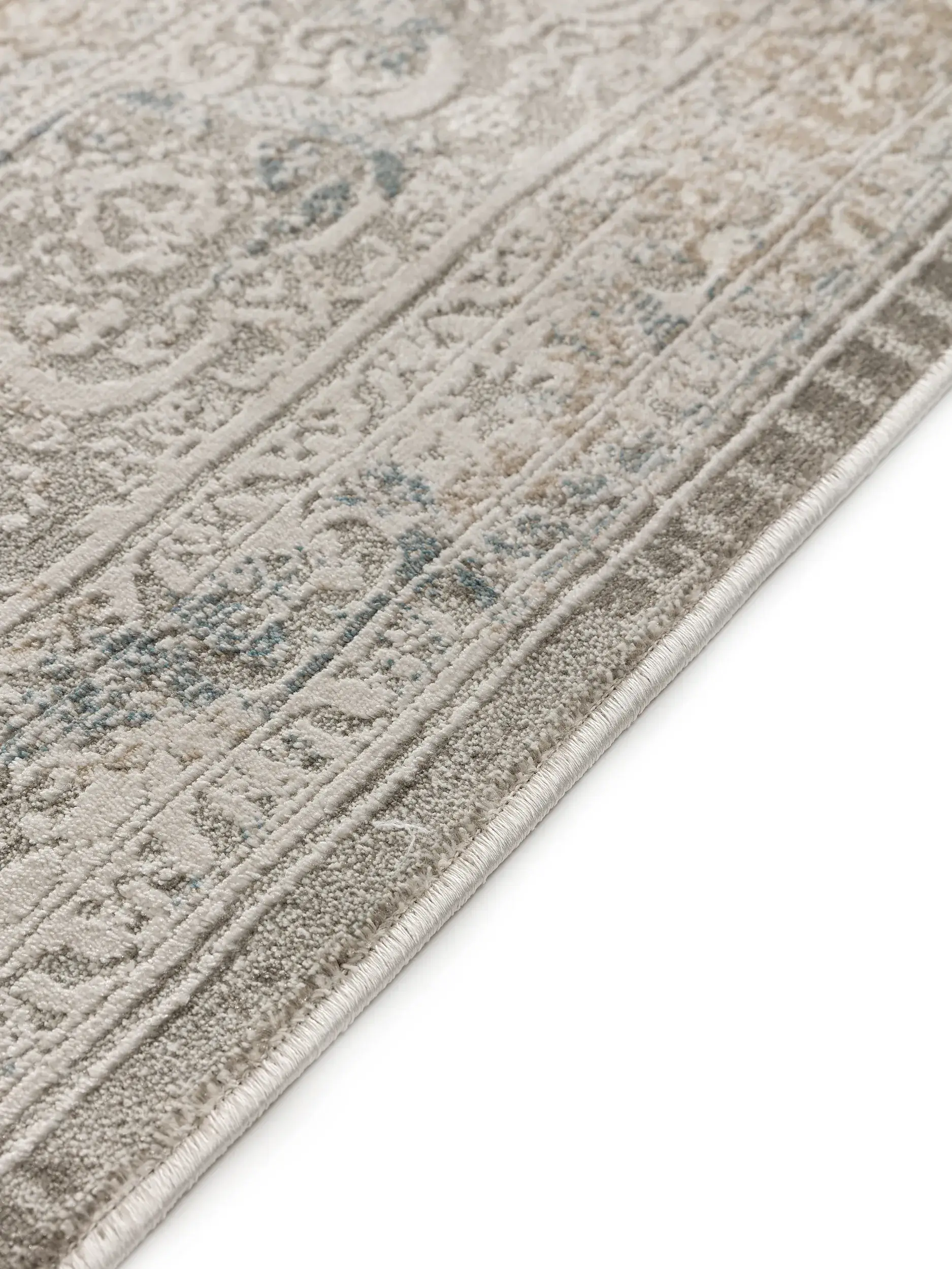 Teppich Henry aus 100% Polyester in Grau von benuta Nest