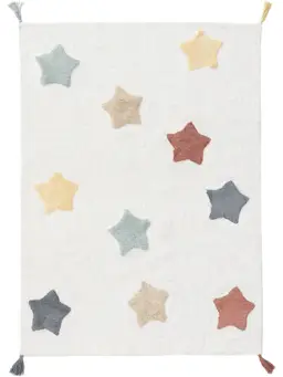 Omyvatelný dětský koberec Stars Vícebarevné