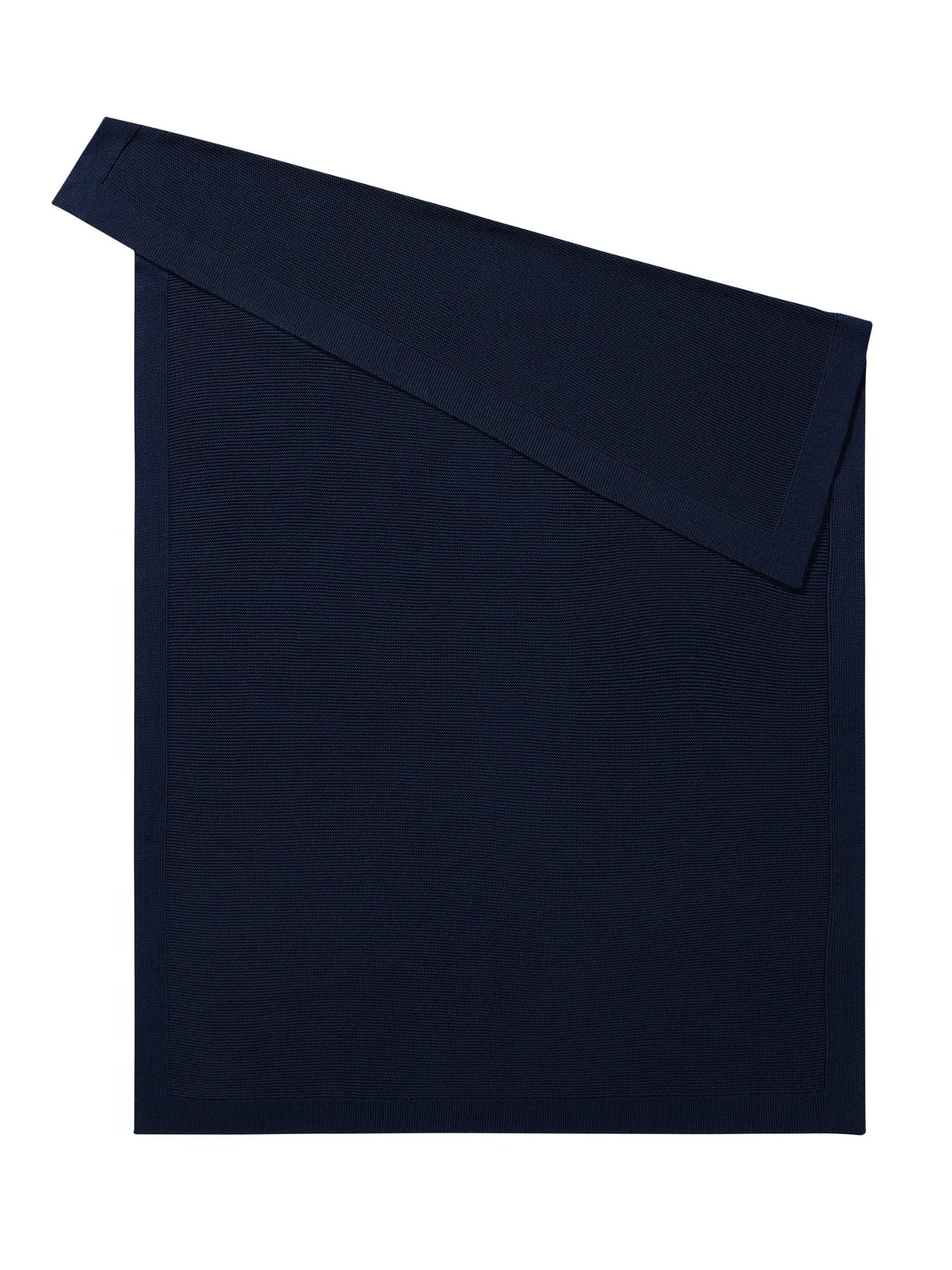 Katoenen deken Helma Blauw van benuta Pure