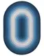 Tapis tissé à plat Anko Bleu