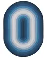 Flachgewebeteppich Anko Blau