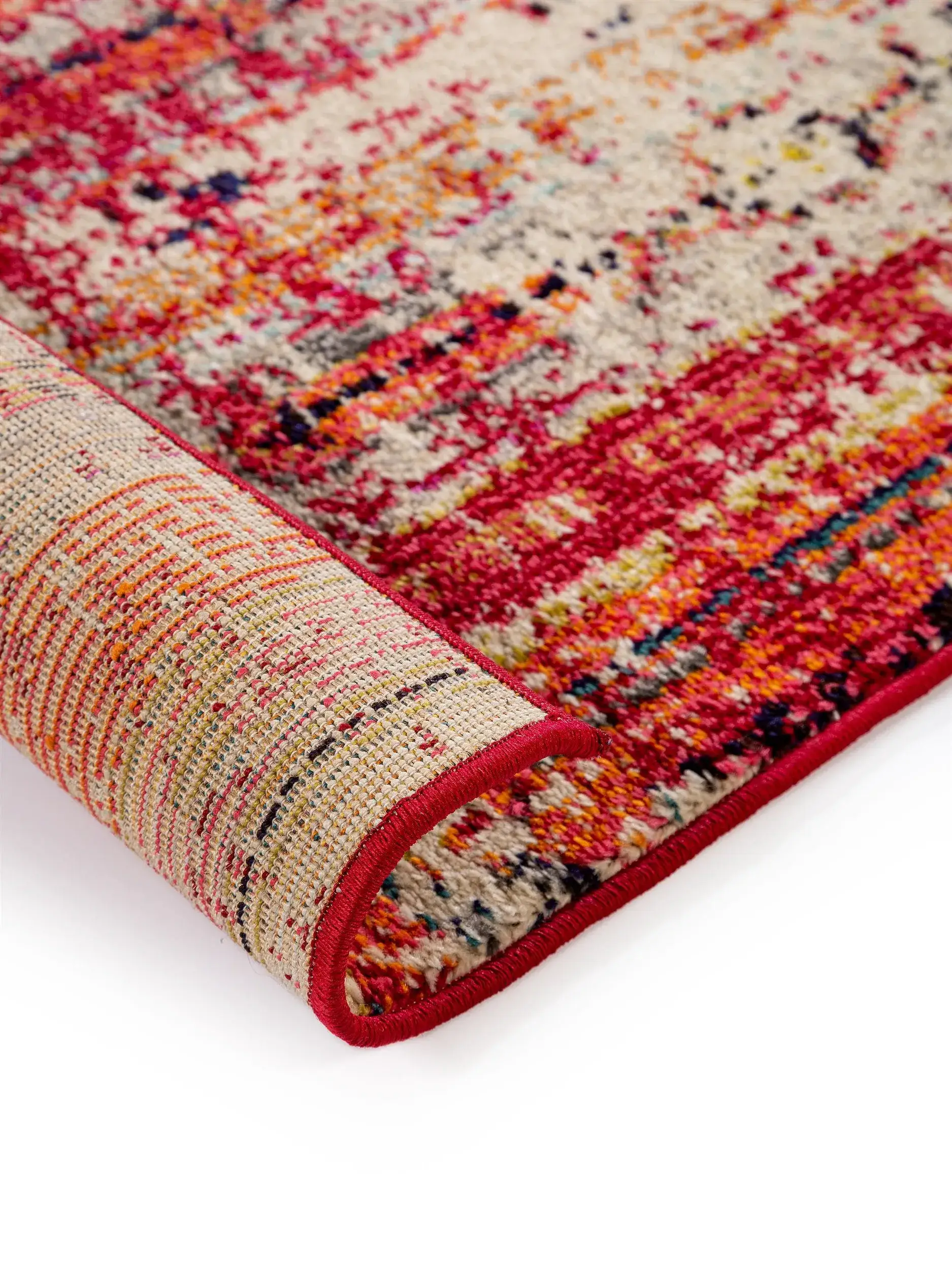Teppich aus 100% Polypropylen in Rosa mit 100% Polypropylen hohem Flor von benuta