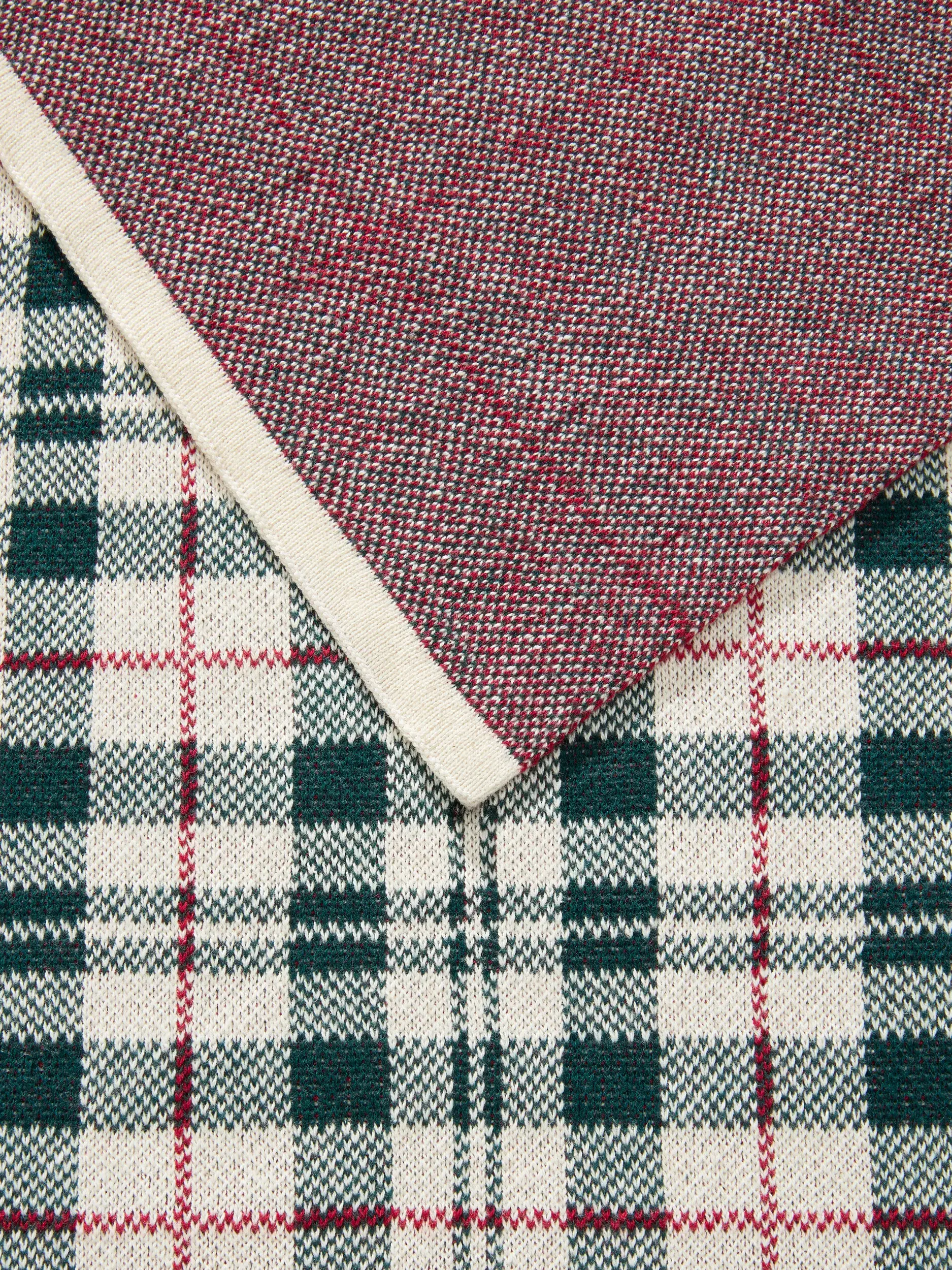 Coperta natalizia Classic Verde di benuta