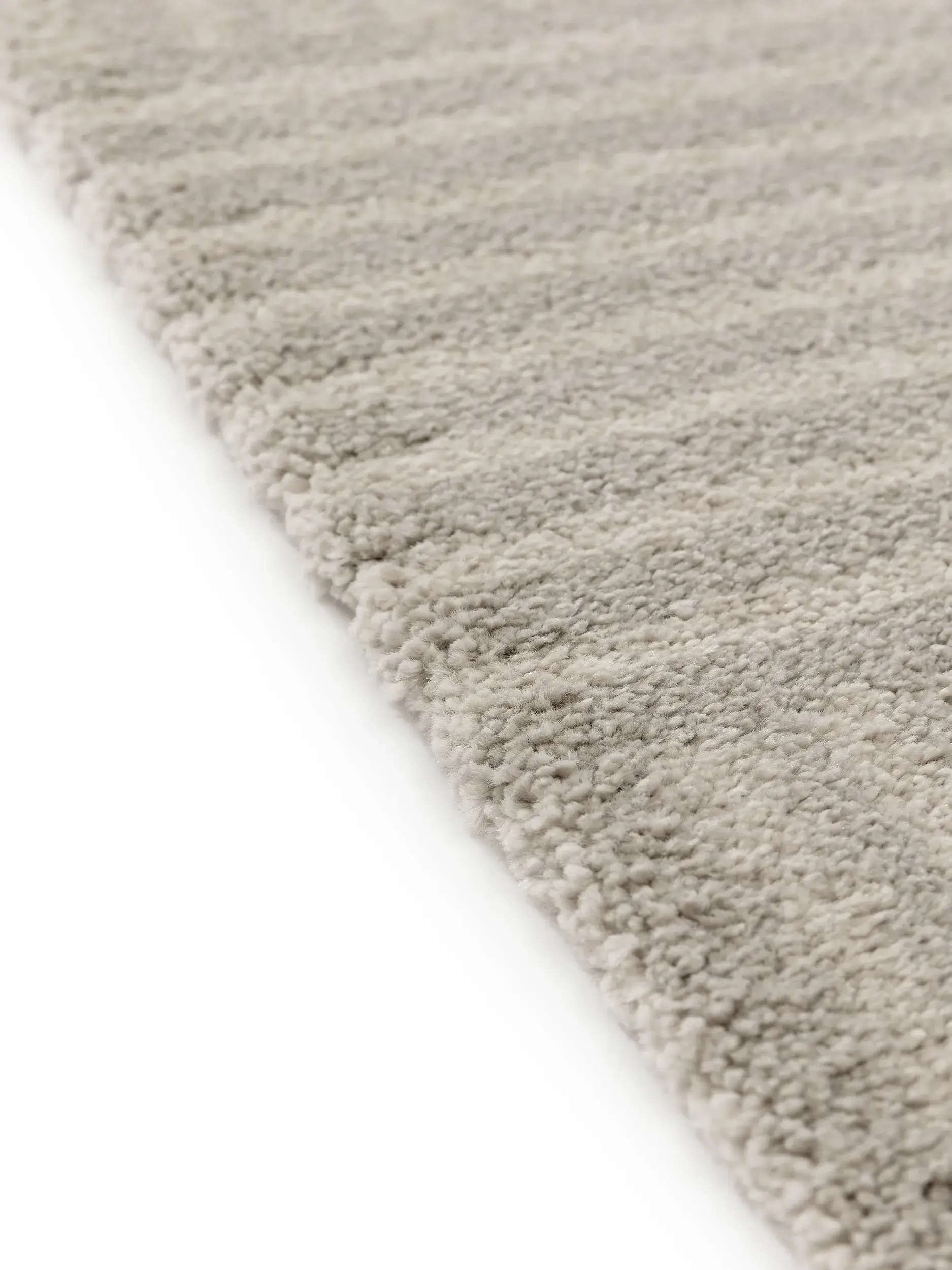 Teppich aus 100% Polypropylen in Grau mit 100% Polypropylen hohem Flor von benuta Nest