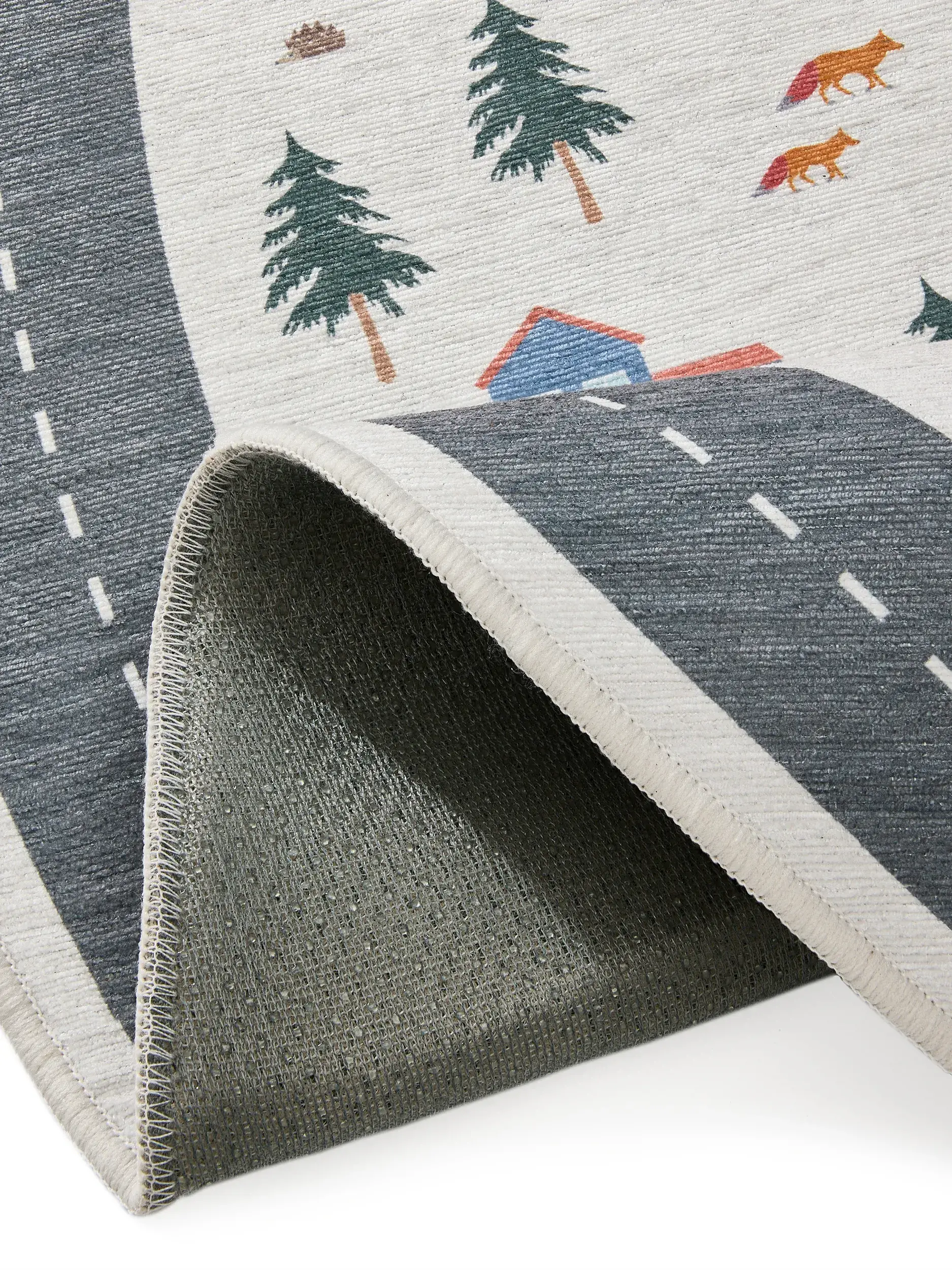 Teppich aus 100% Polyester in Beige mit 100% Polyester hohem Flor von Lytte