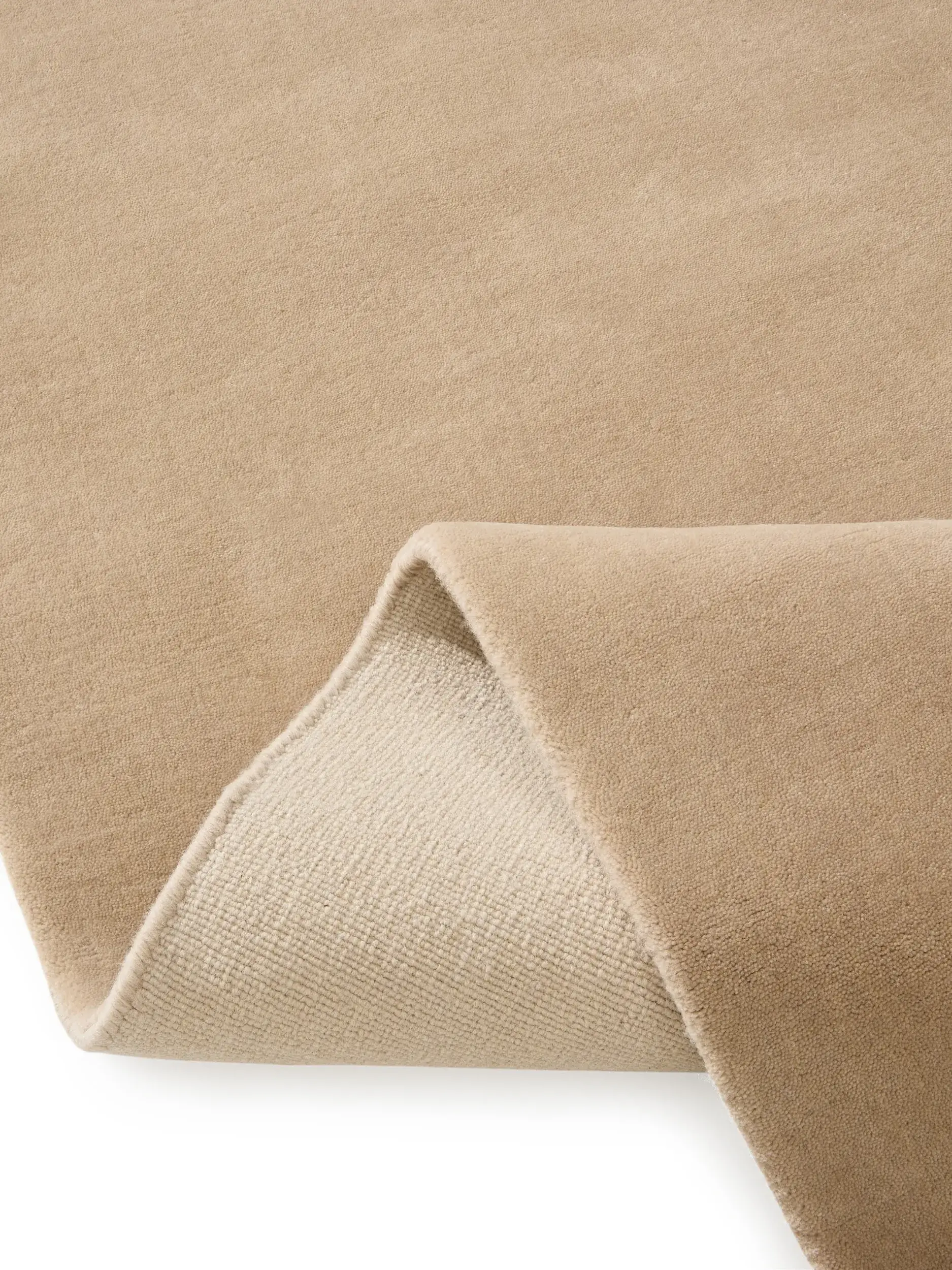 Teppich Mono aus 100% Baumwolle in Beige von benuta