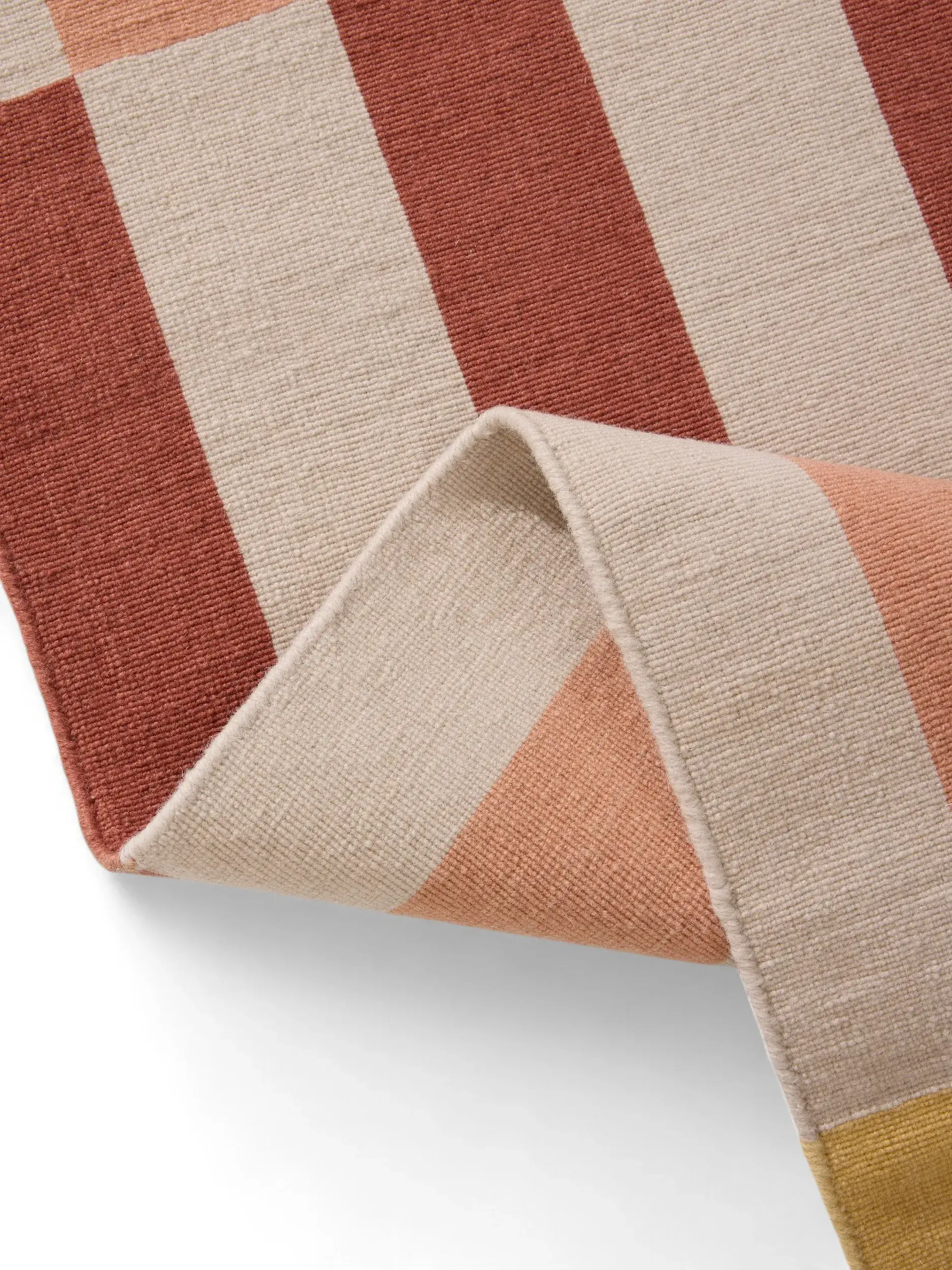 Teppich aus 100% Wool in Yellow mit 100% Wool hohem Flor von benuta Nest