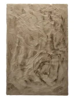 Hochflorteppich Lux Taupe