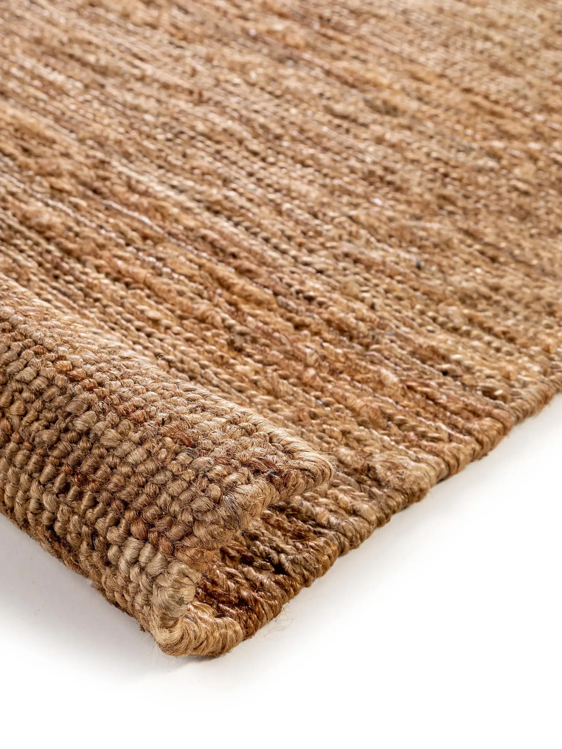 Koberec z 100% Jute v Braun s vlasem výšky 100% Jute od benuta Pure