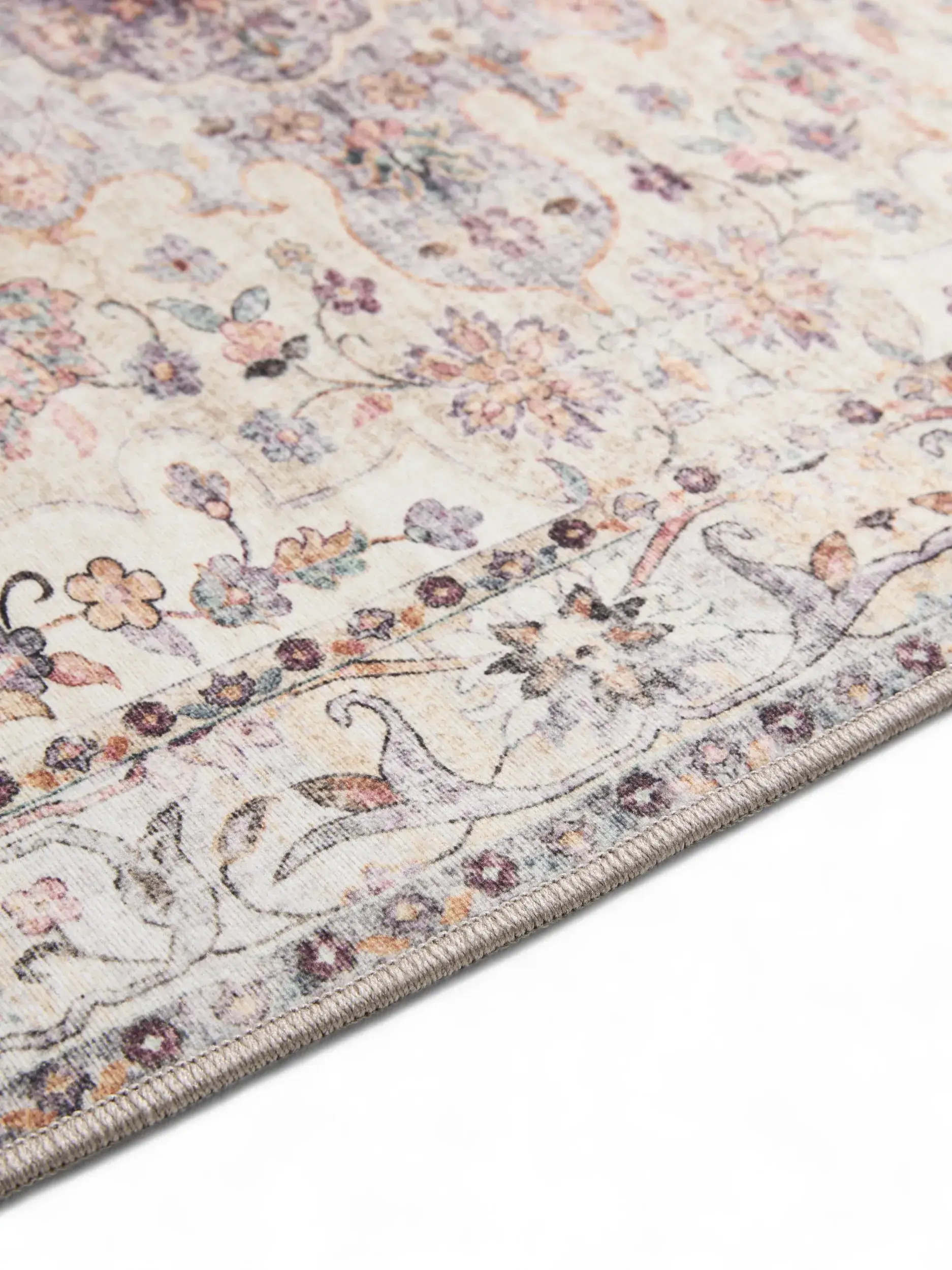 Rug made of 100% Polyester in Multicolour with a 100% Polyester high pile by benuta Basic