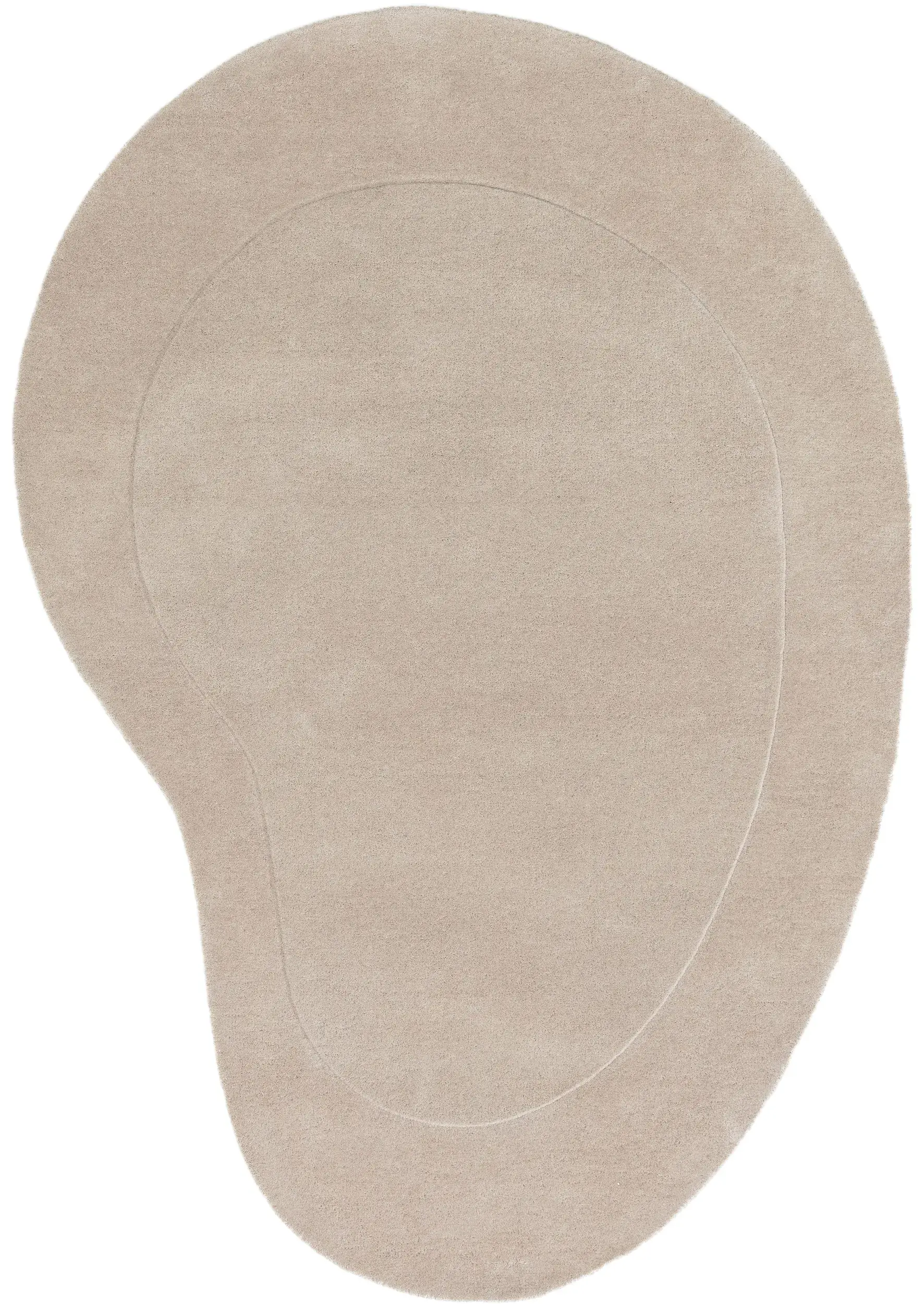 Alfombra de 100% Lana en Beige con un pelo de {{Placeholder_Pile Height}} de altura de benuta pure